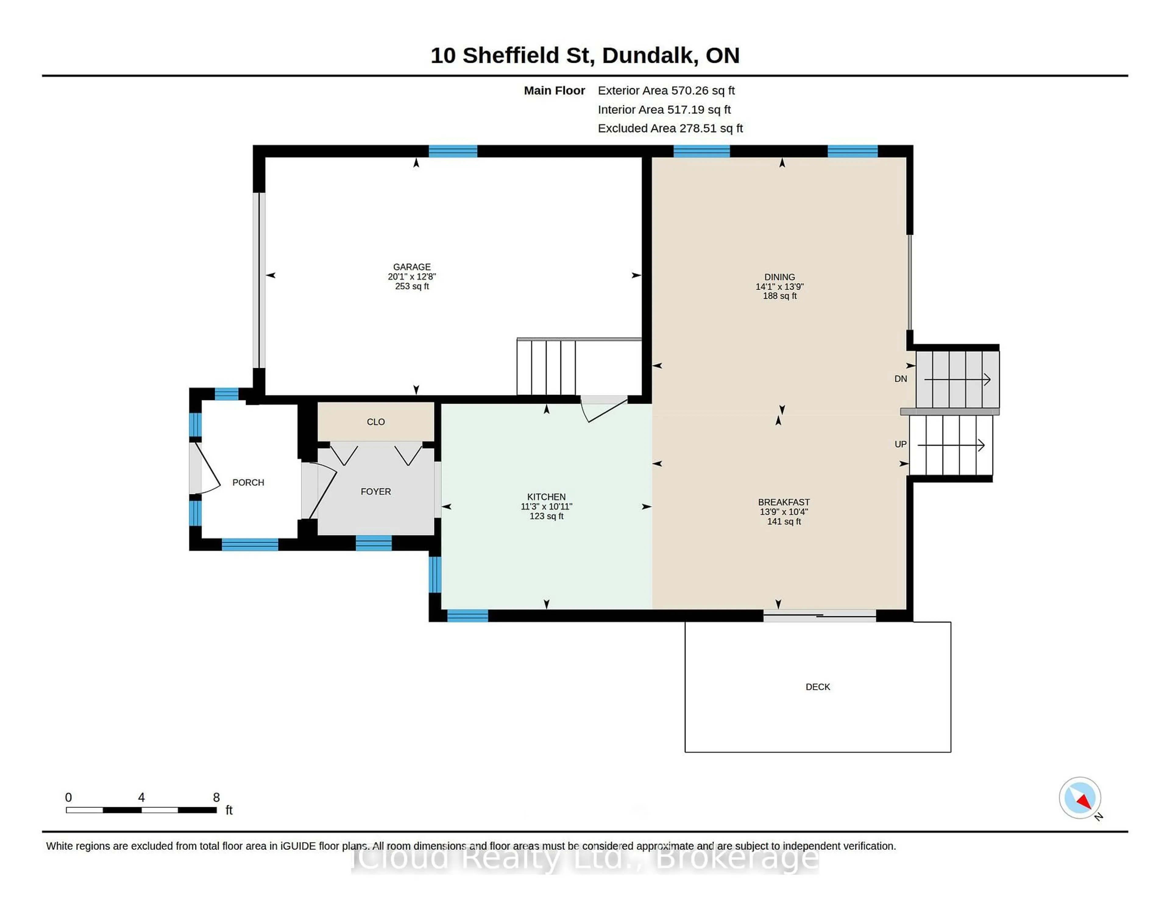 Floor plan for 10 Sheffield St, Southgate Ontario N0C 1B0