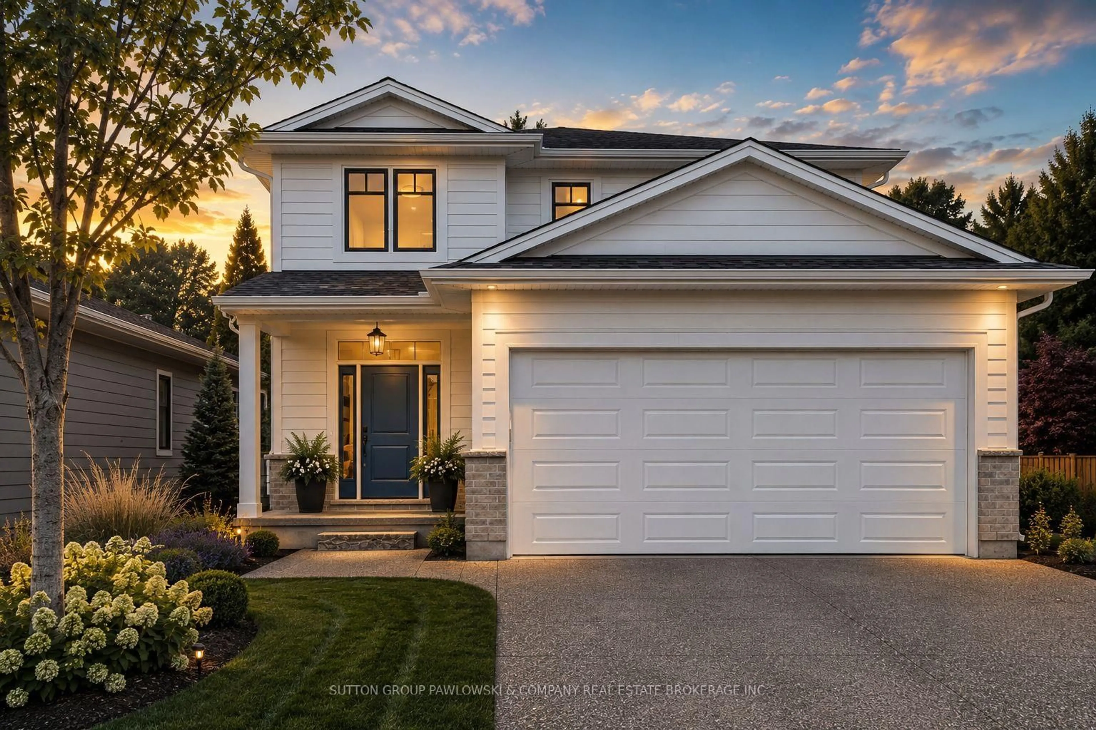 Home with vinyl exterior material, street for 56 ALLISTER Dr #Lot#101, Middlesex Centre Ontario N0L 1R0