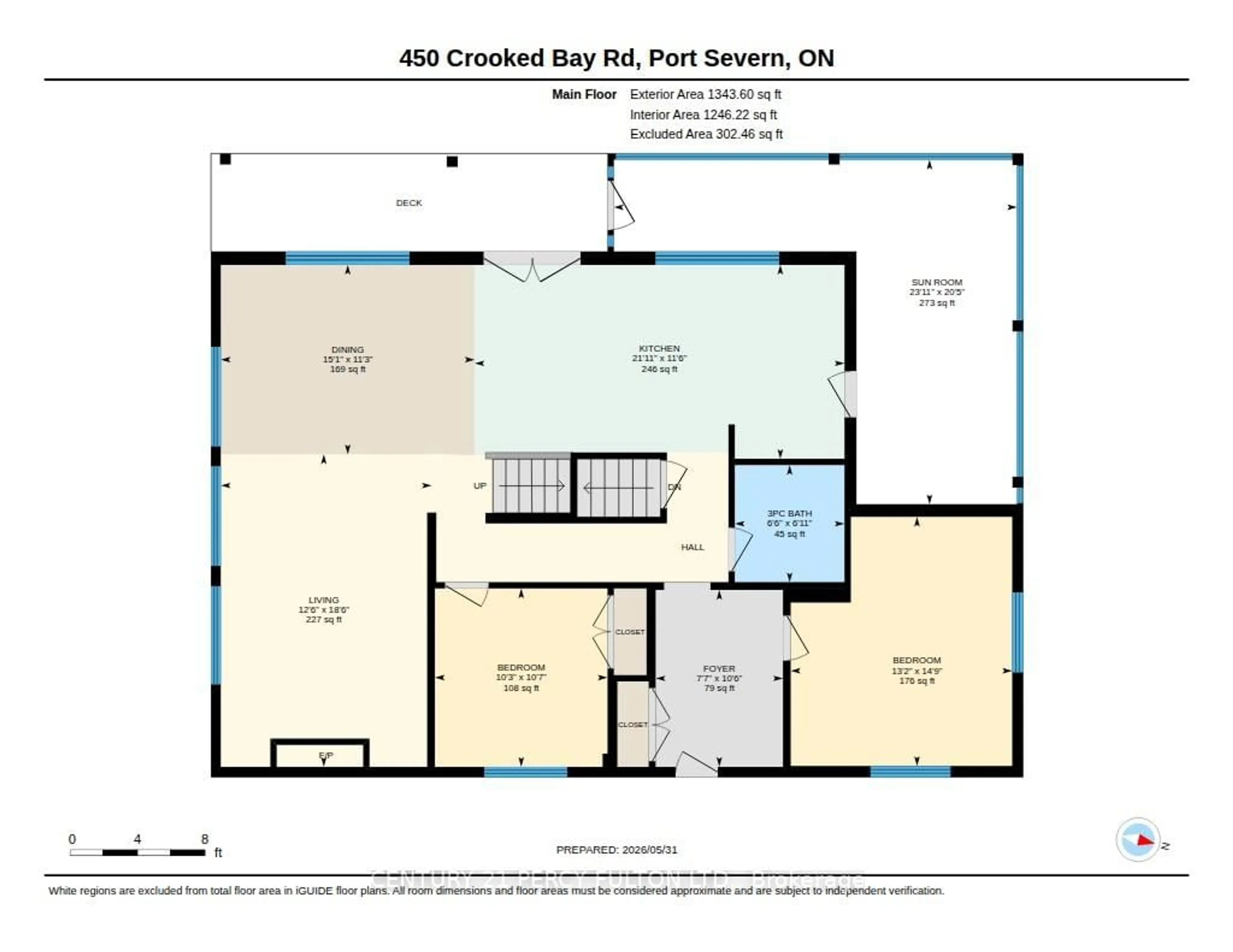 Floor plan for 450 Crooked Bay Rd, Georgian Bay Ontario P0C 1S0