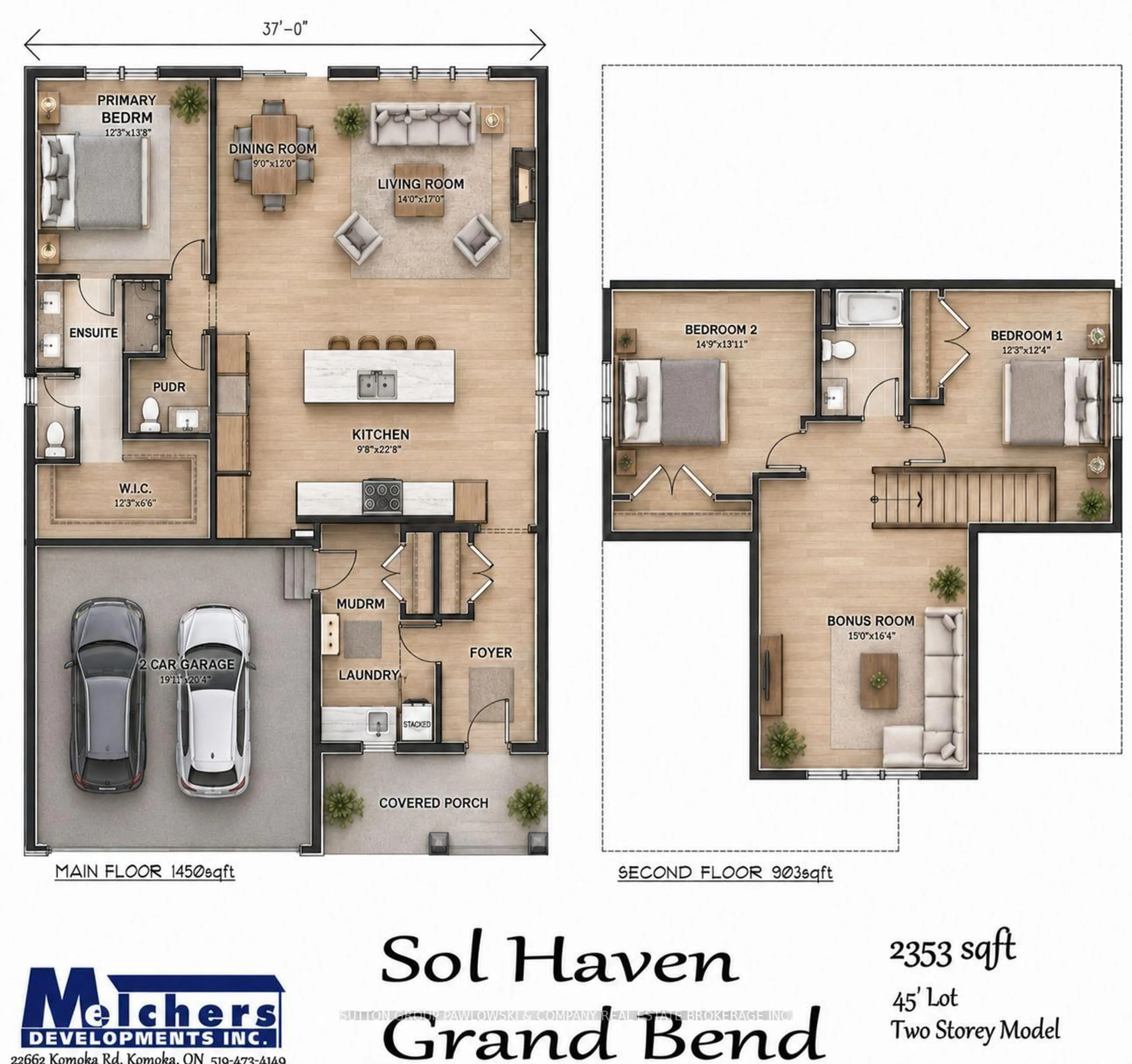 Floor plan for 190 TIMBERWALK Tr #LOT #16, Middlesex Centre Ontario N0M 2A0