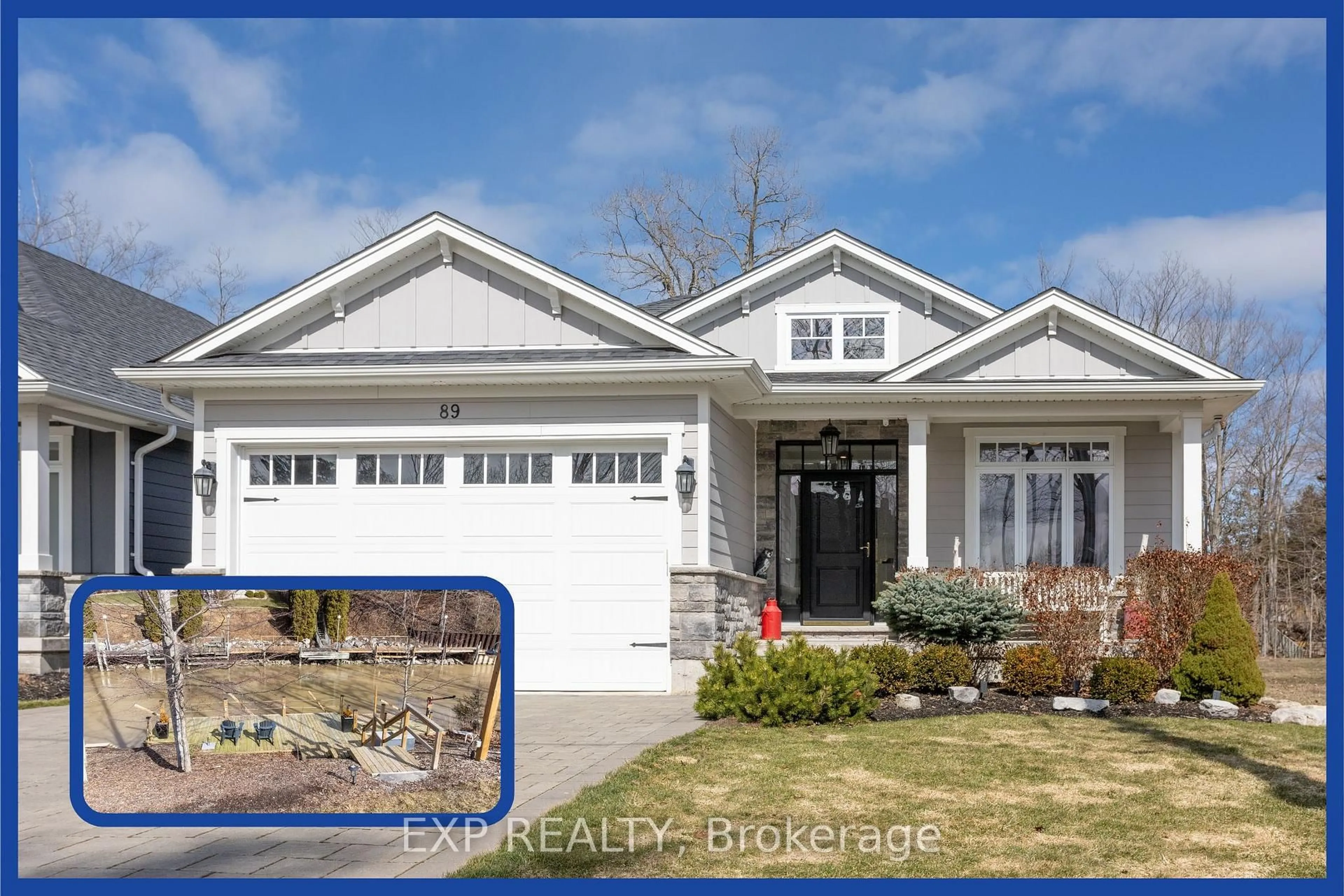 Home with vinyl exterior material, street for 89 Gill Rd, Lambton Shores Ontario N0M 1T0