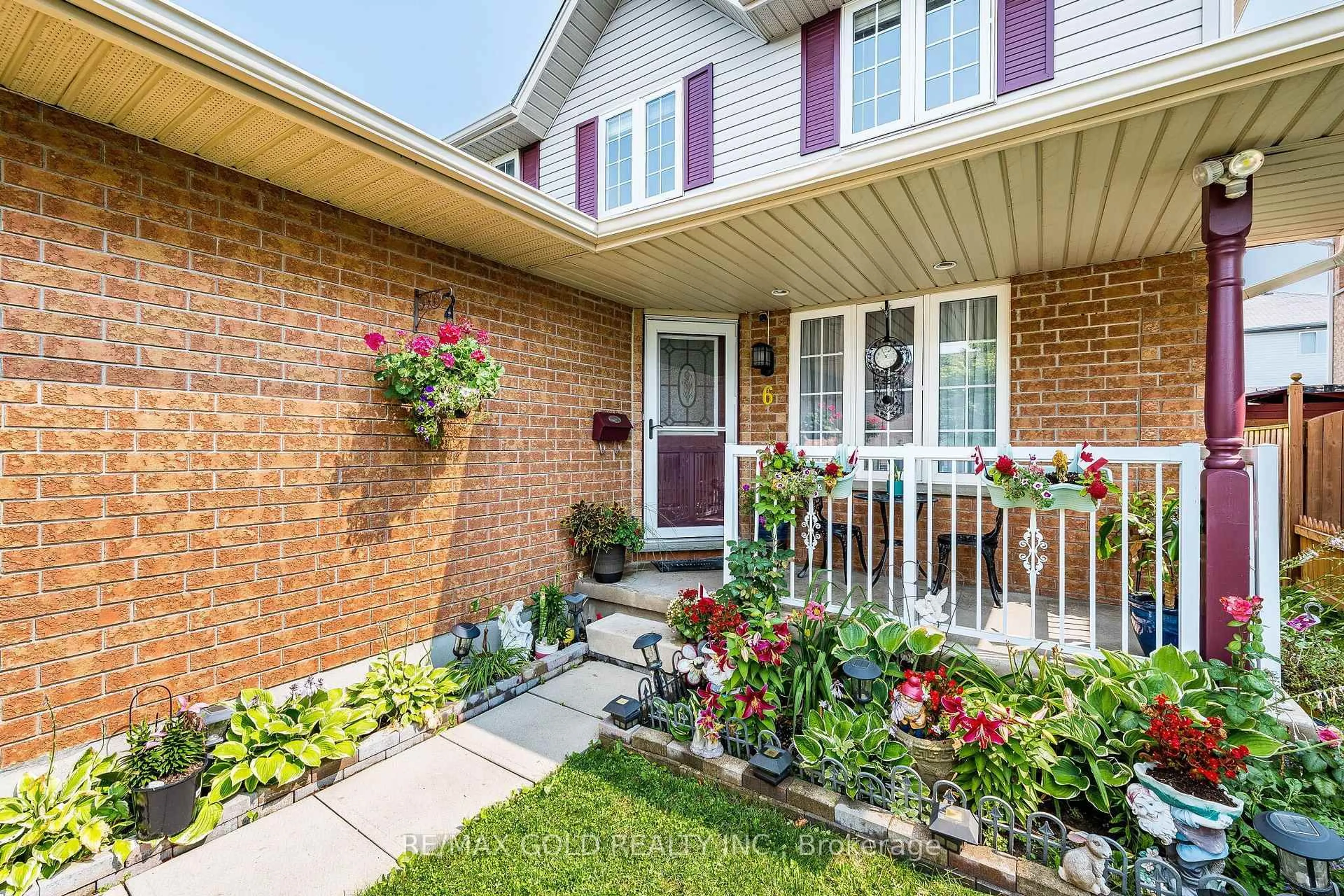 Home with brick exterior material, street for 6 Moffatt Lane, Guelph Ontario N1G 5E8