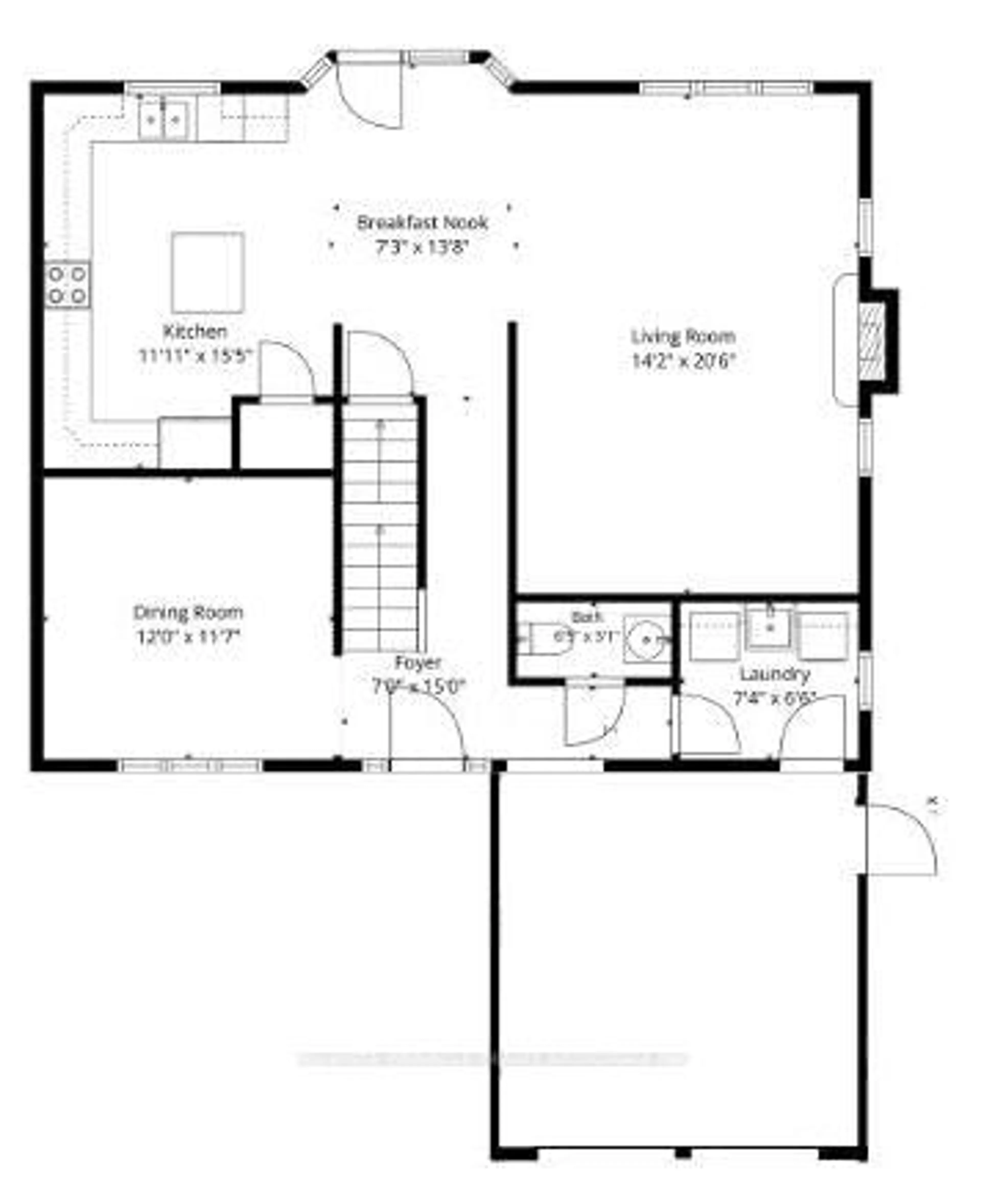 Floor plan for 378 Whisker St, London North Ontario N5X 4L3