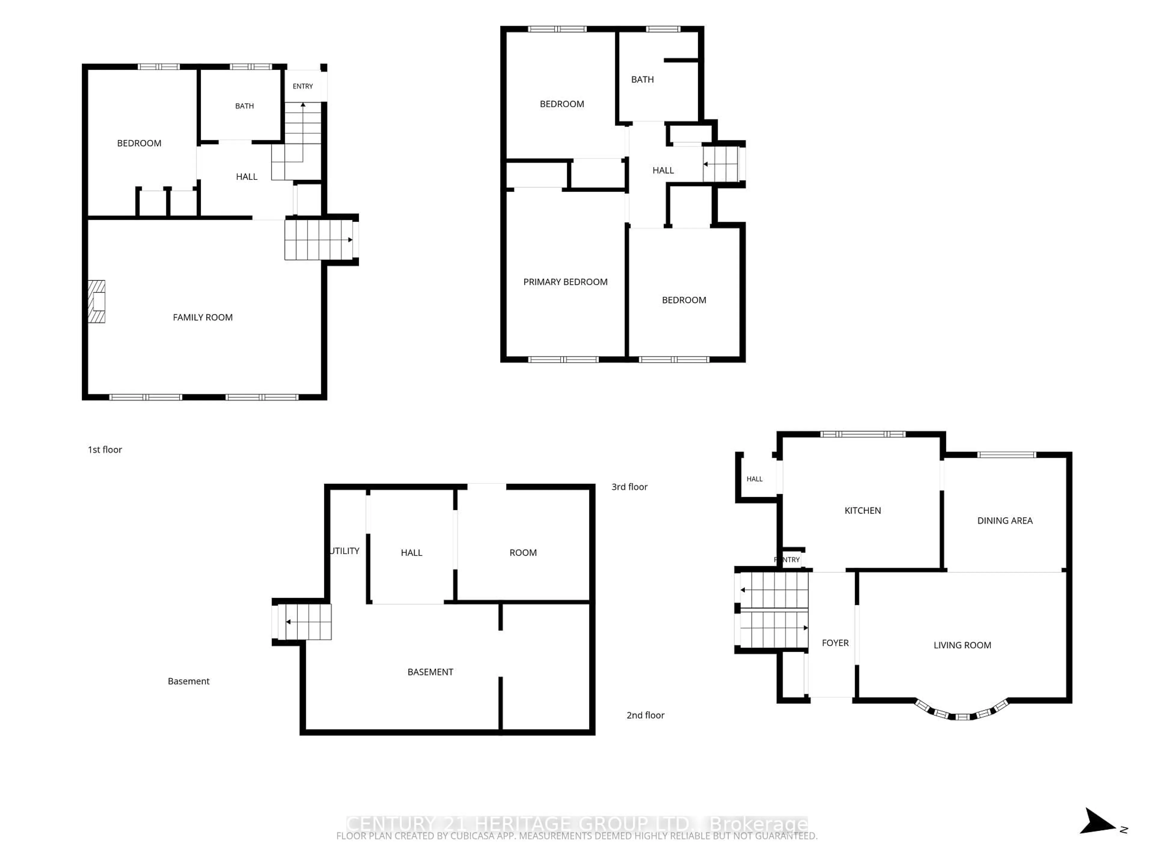 Floor plan for 314 Harmony Rd, Hamilton Ontario L8G 2T2