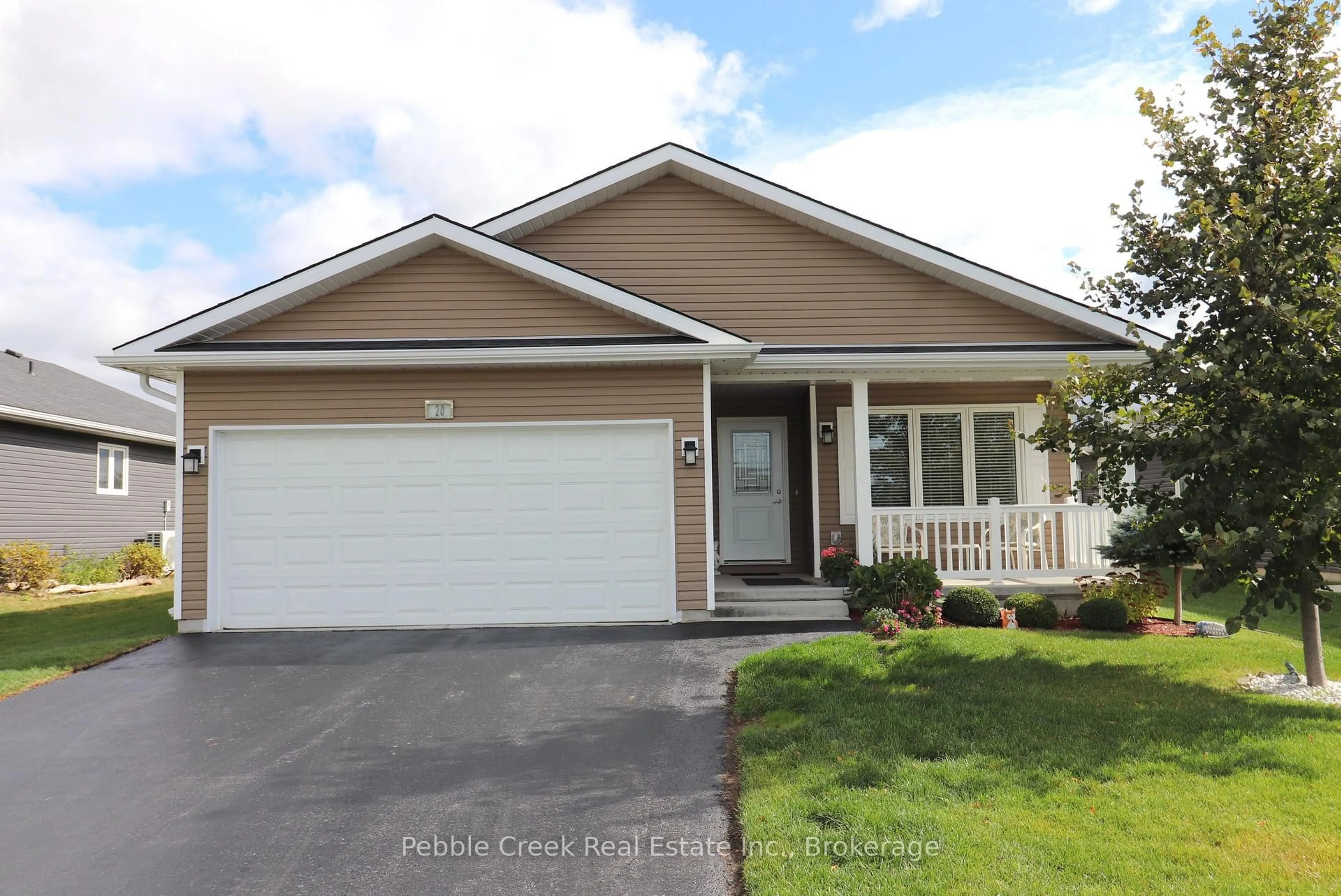 Home with vinyl exterior material, street for 20 Huron Heights Dr, Ashfield-Colborne-Wawanosh Ontario N7A 0B1