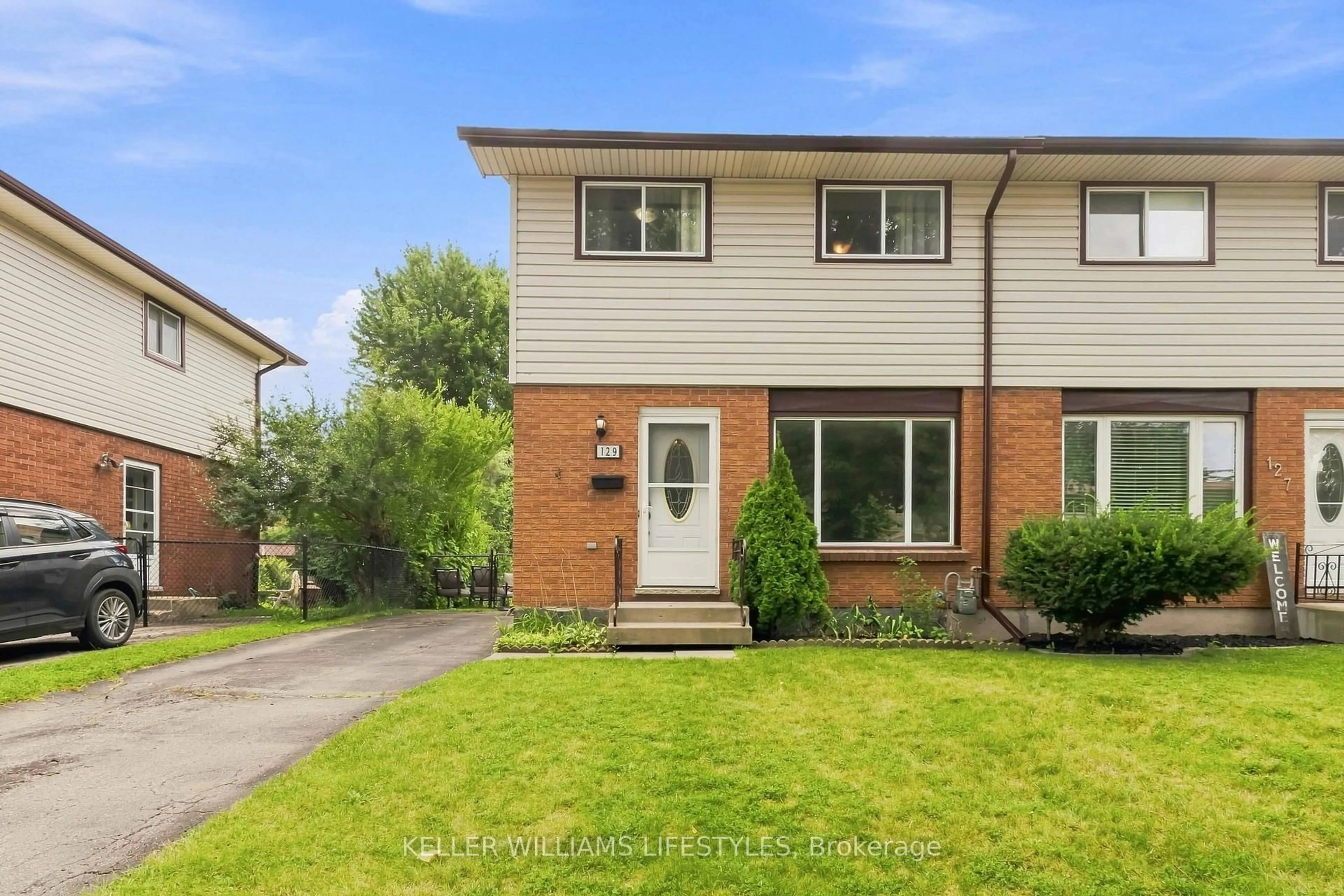 Home with brick exterior material, street for 129 Culver Cres, London East Ontario N5V 3G6
