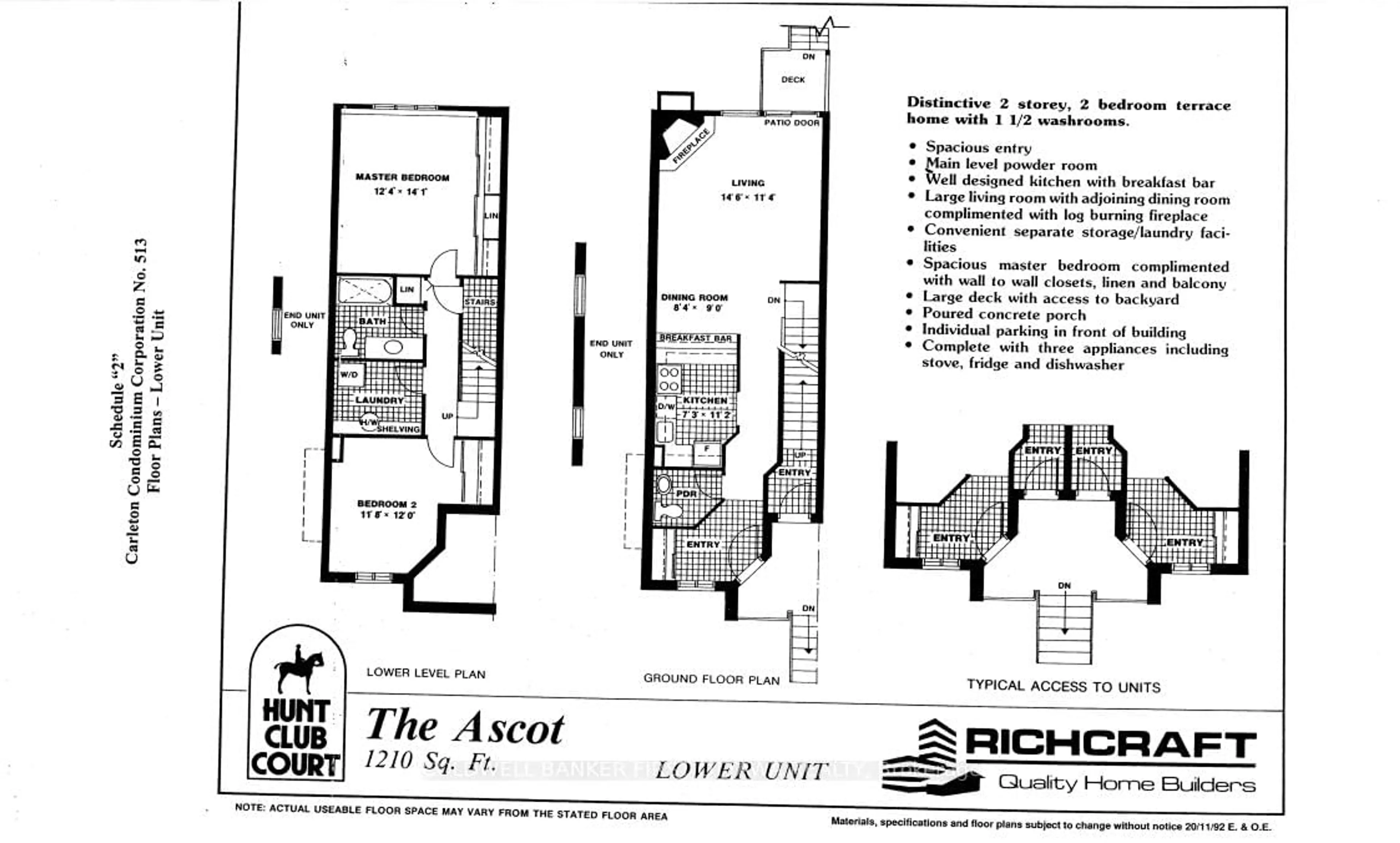 Floor plan for 386 Briston Private, Ottawa Ontario K1G 5R3