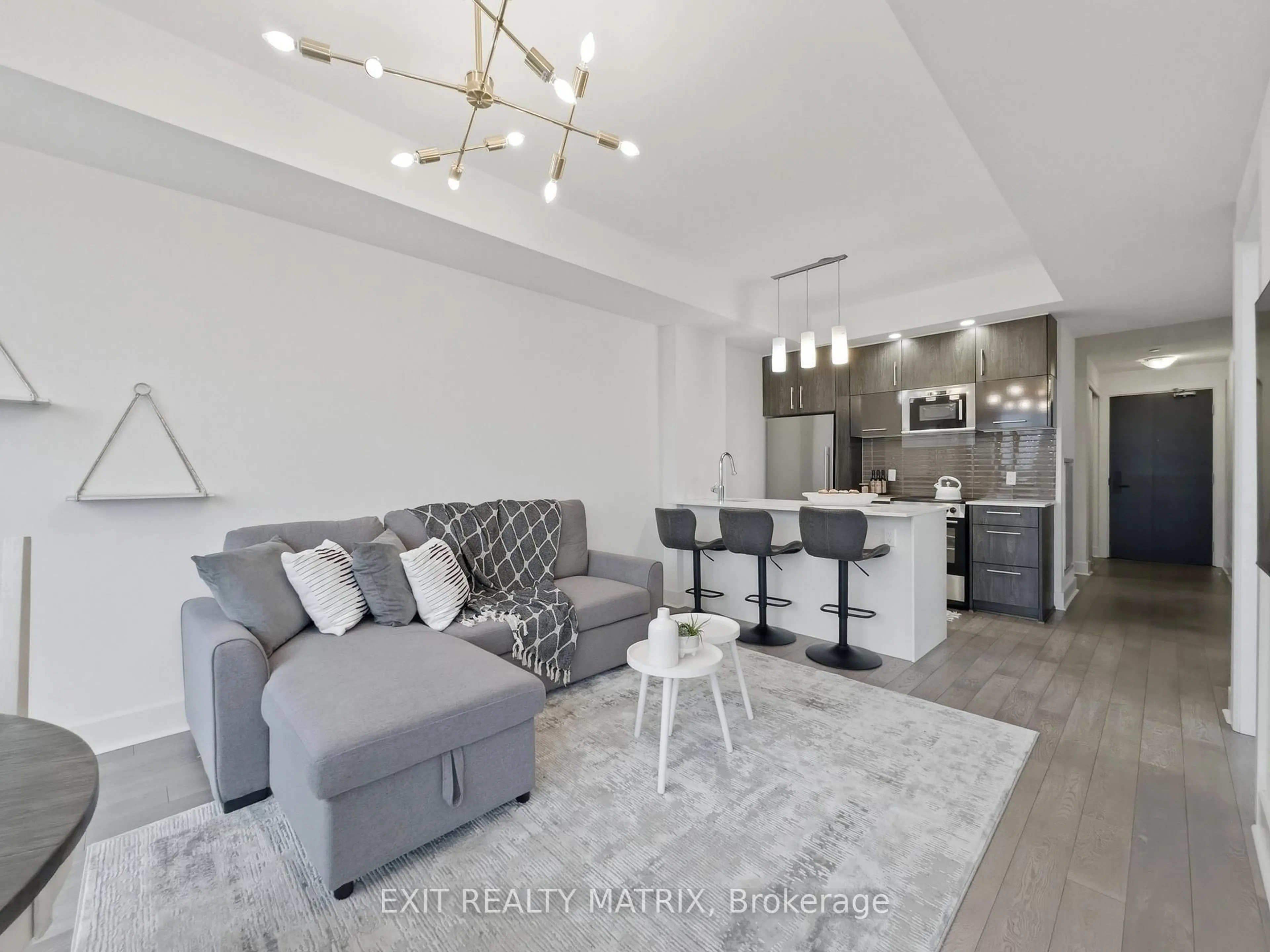 Living room with furniture, unknown for 255 Bay St #513, Ottawa Ontario K1R 0C5