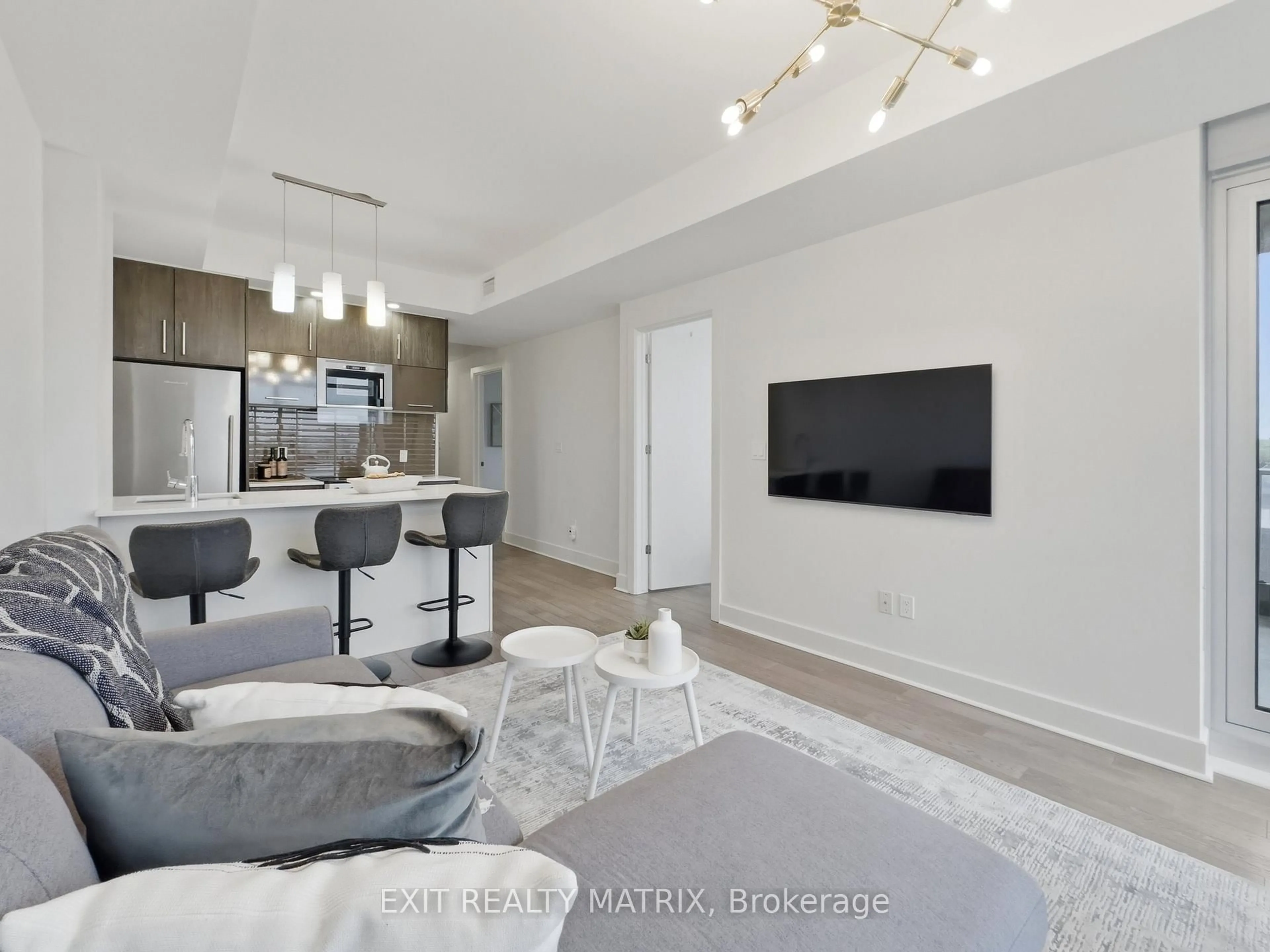 Living room with furniture, unknown for 255 Bay St #513, Ottawa Ontario K1R 0C5
