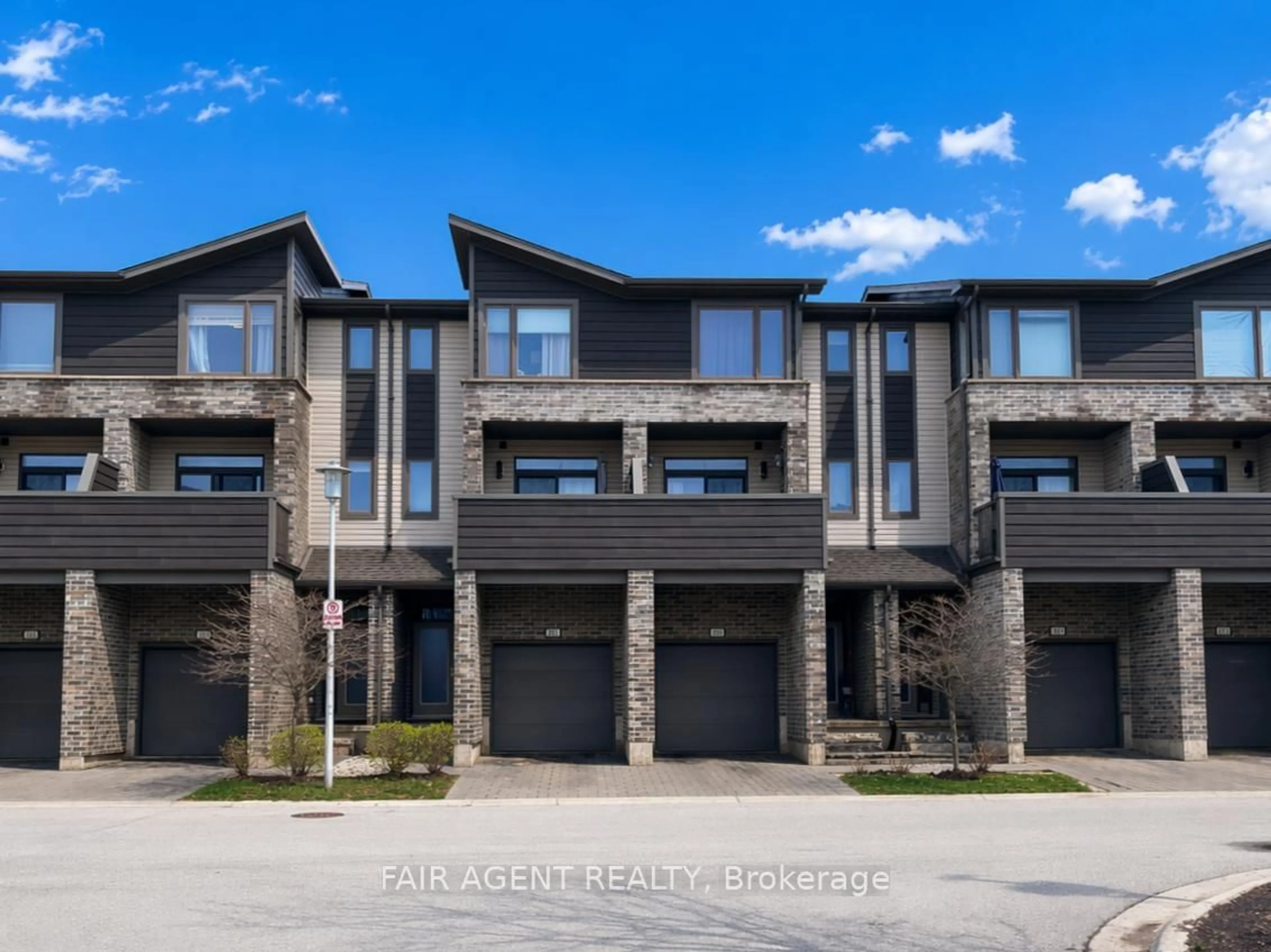 A pic from outside/outdoor area/front of a property/back of a property/a pic from drone, unknown for 1960 DALMAGARRY Rd #228, London North Ontario N6G 0T8