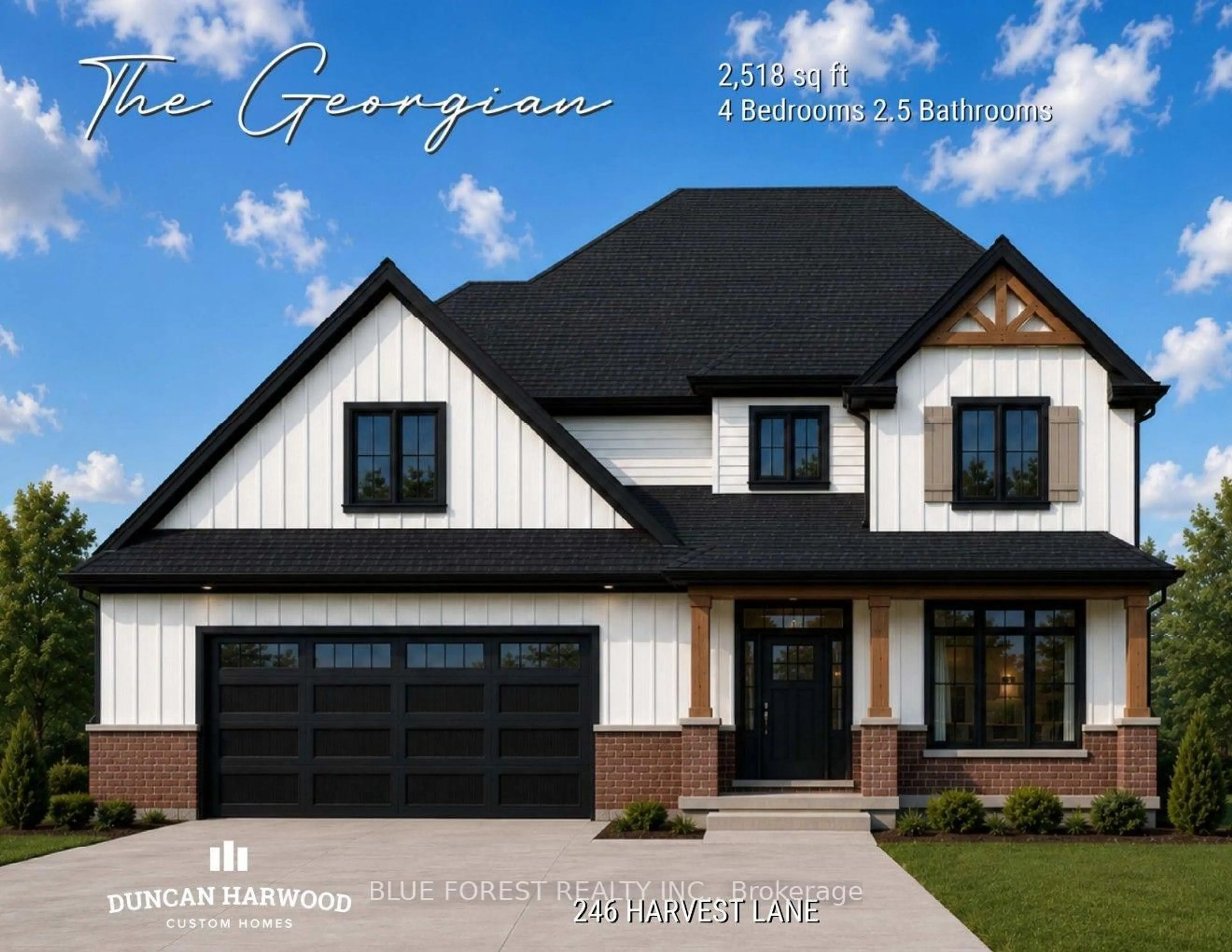 Home with brick exterior material, street for 246 Harvest Lane, Thames Centre Ontario N0L 1G2