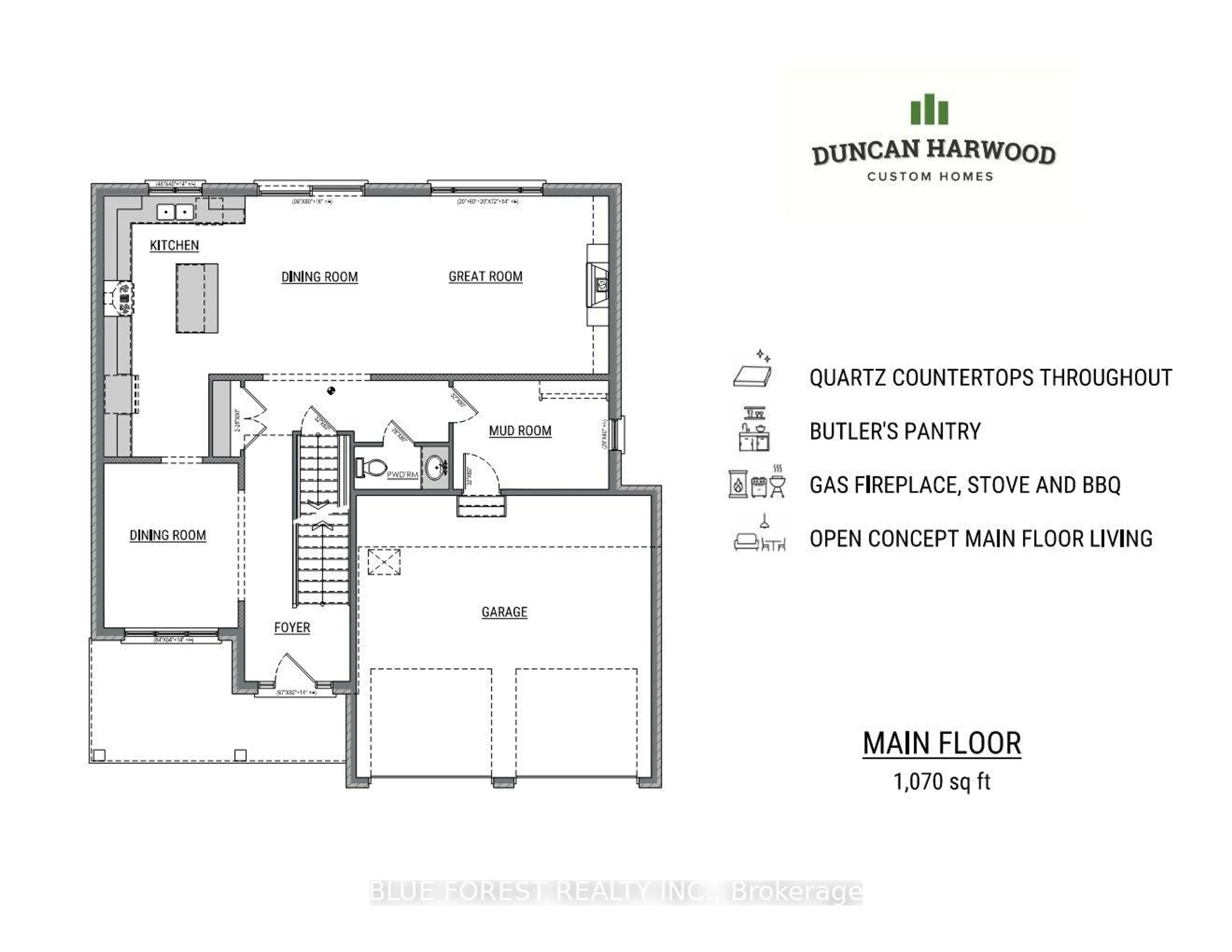 Floor plan for 274 Harvest Lane, Thames Centre Ontario N0L 1G2