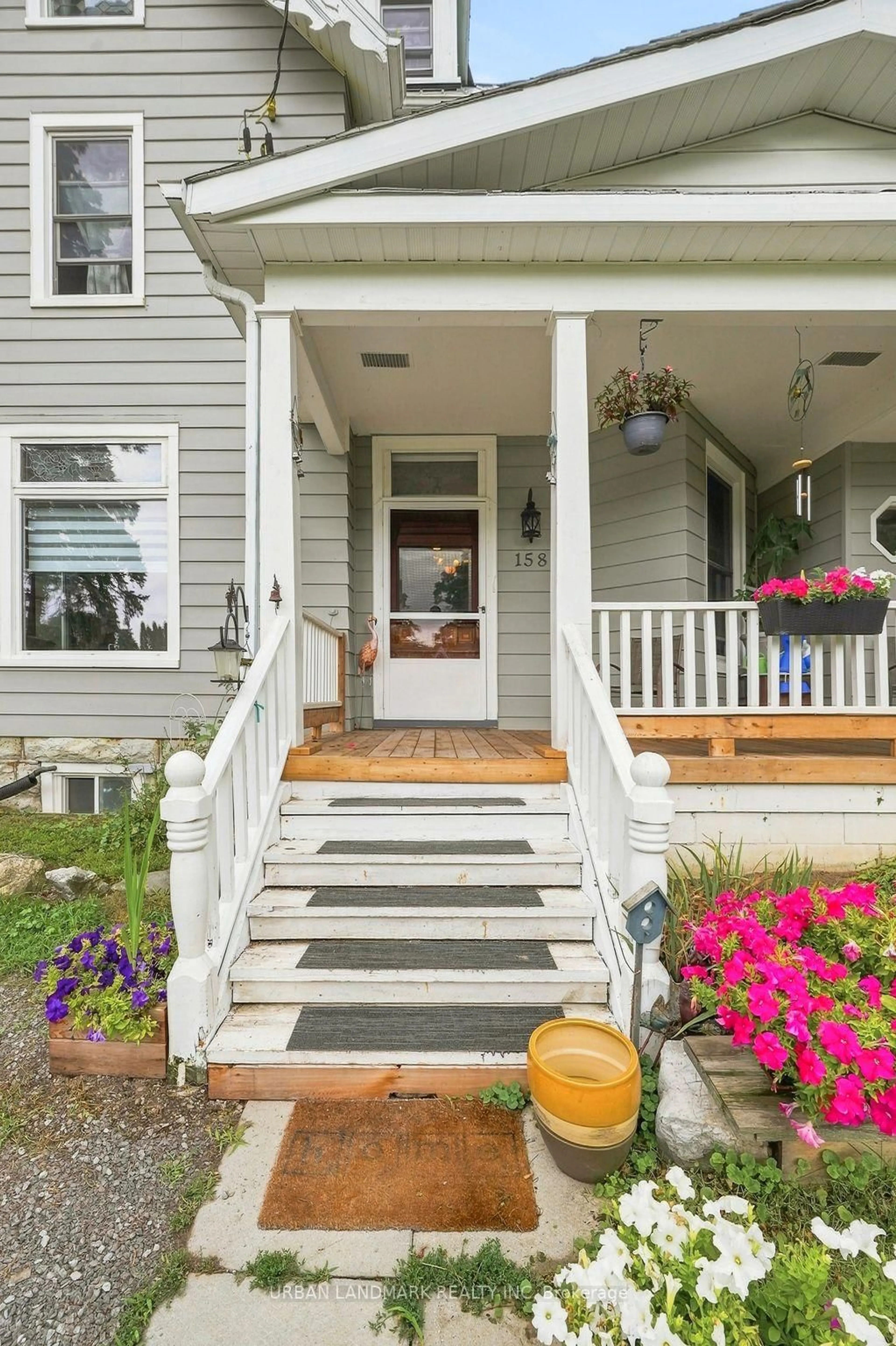 Home with vinyl exterior material, street for 158 St Lawrence St, Madoc Ontario K0K 2K0