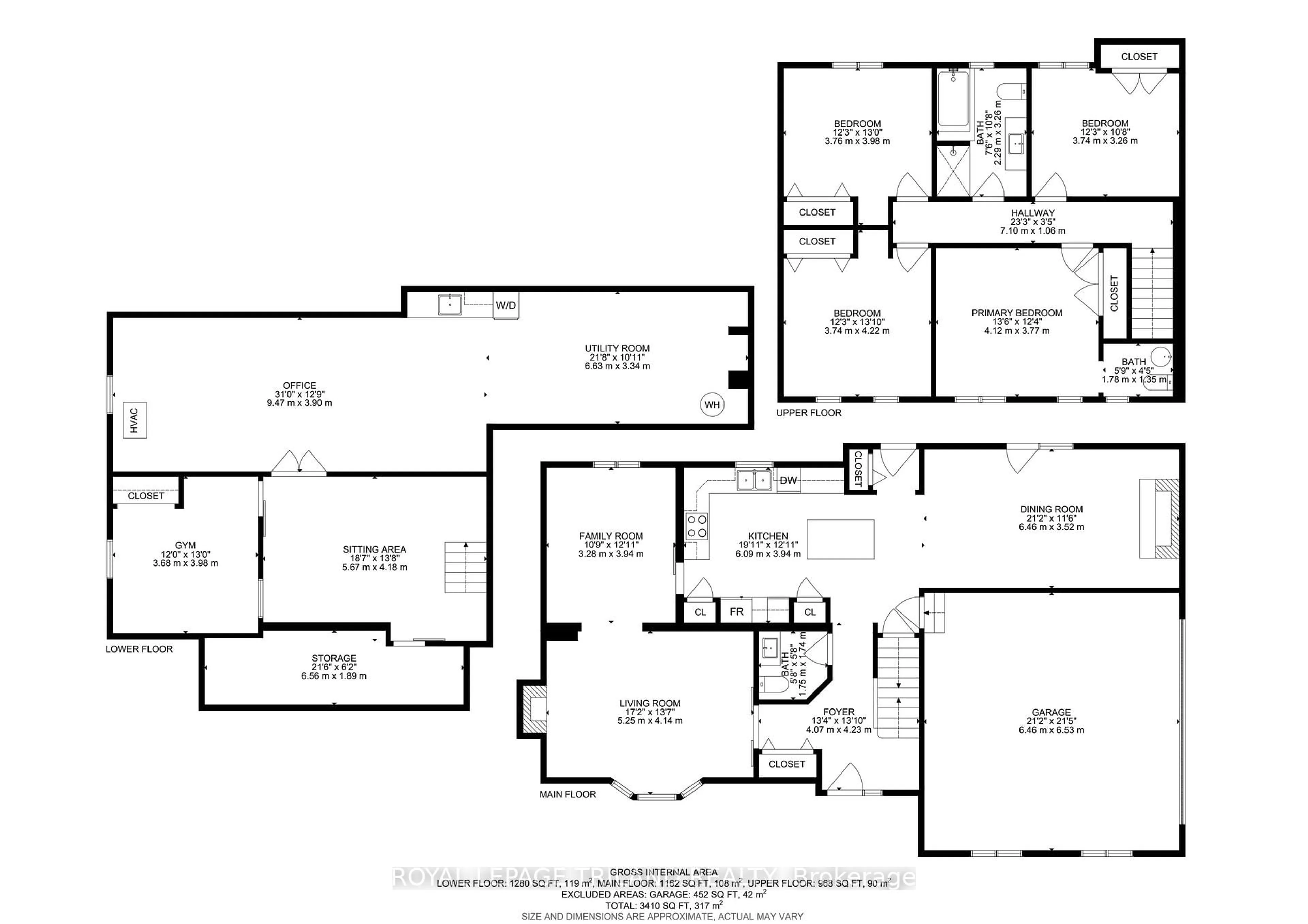 Floor plan for 2612 Trafalgar St, London East Ontario N6M 1G9