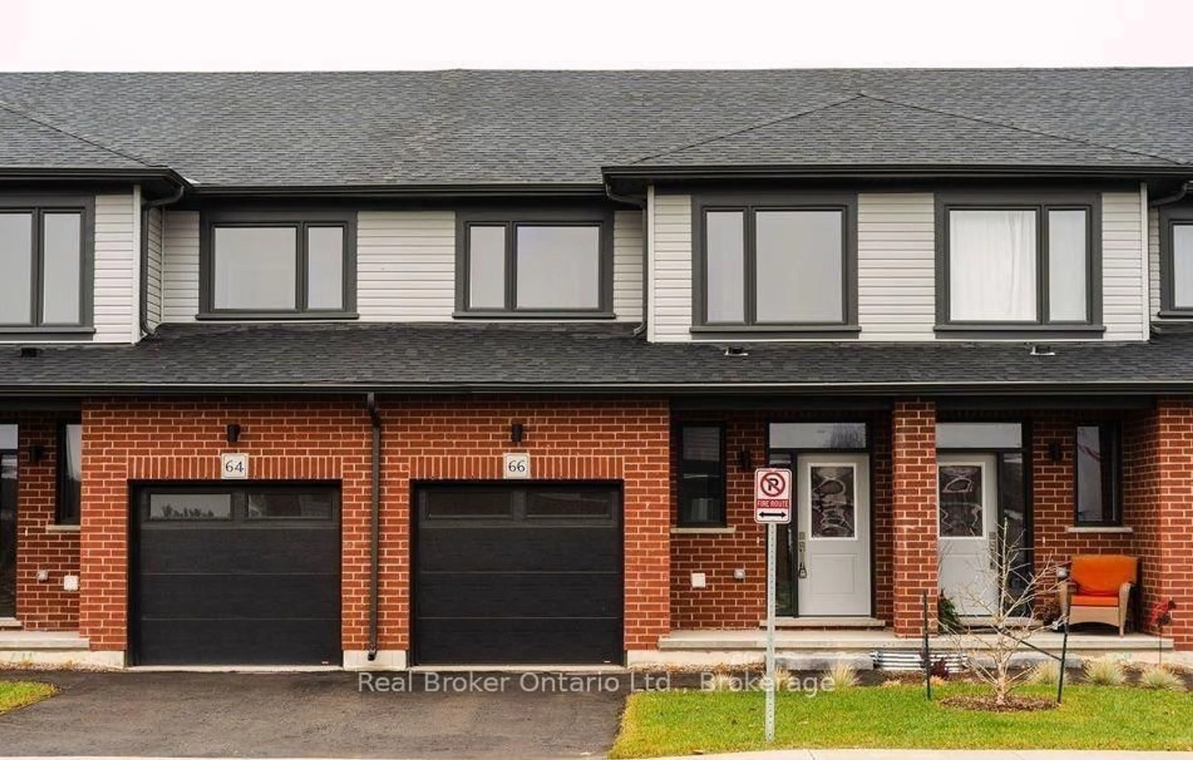 Home with brick exterior material, street for 66 Ayr Meadows Cres, North Dumfries Ontario N0B 1E0