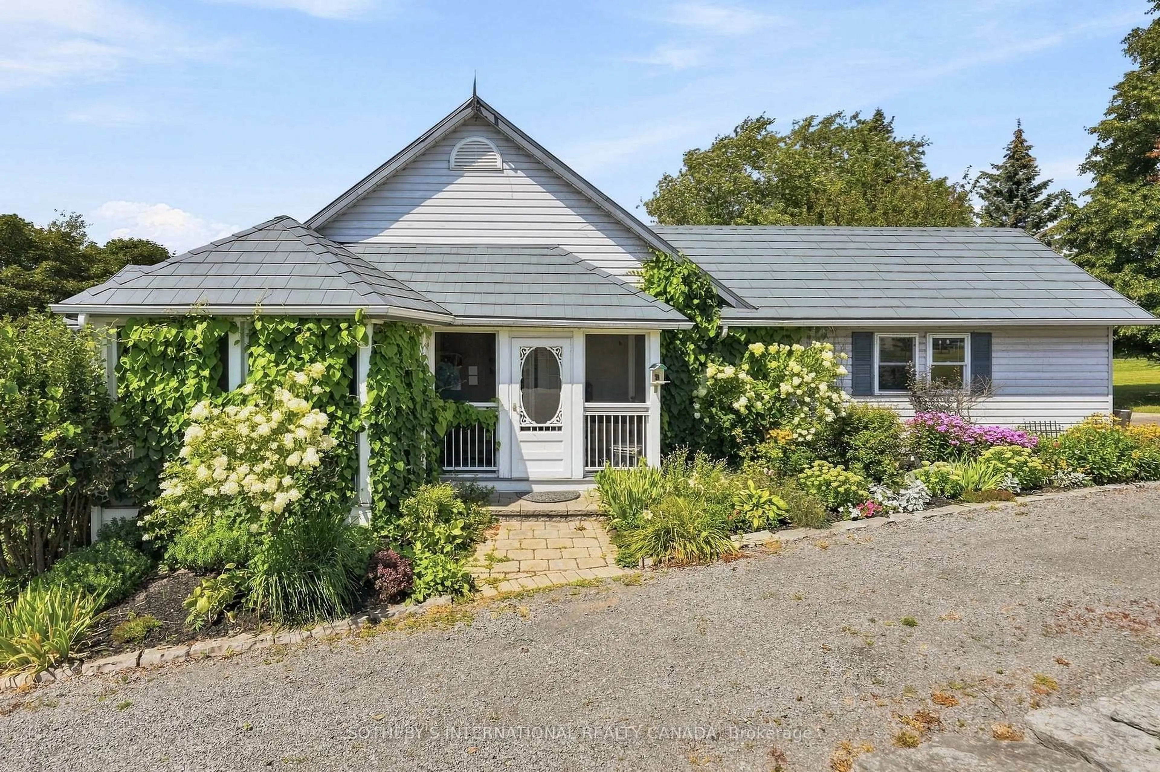 A pic from outside/outdoor area/front of a property/back of a property/a pic from drone, street for 1746 Old Milford Rd, Prince Edward County Ontario K0K 2P0