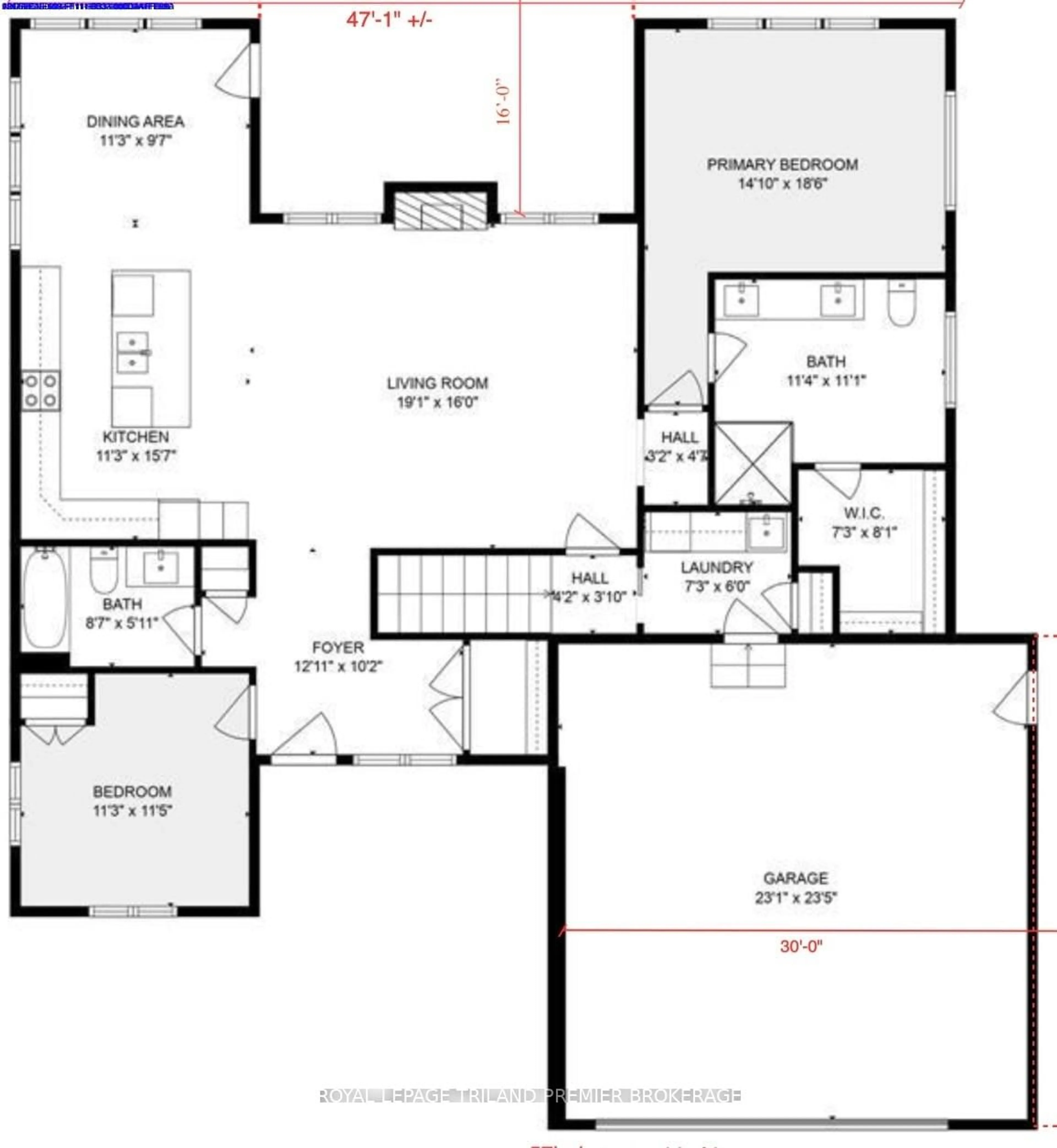 Floor plan for 10048 URLIN Cres, Lambton Shores Ontario N0M 2L0