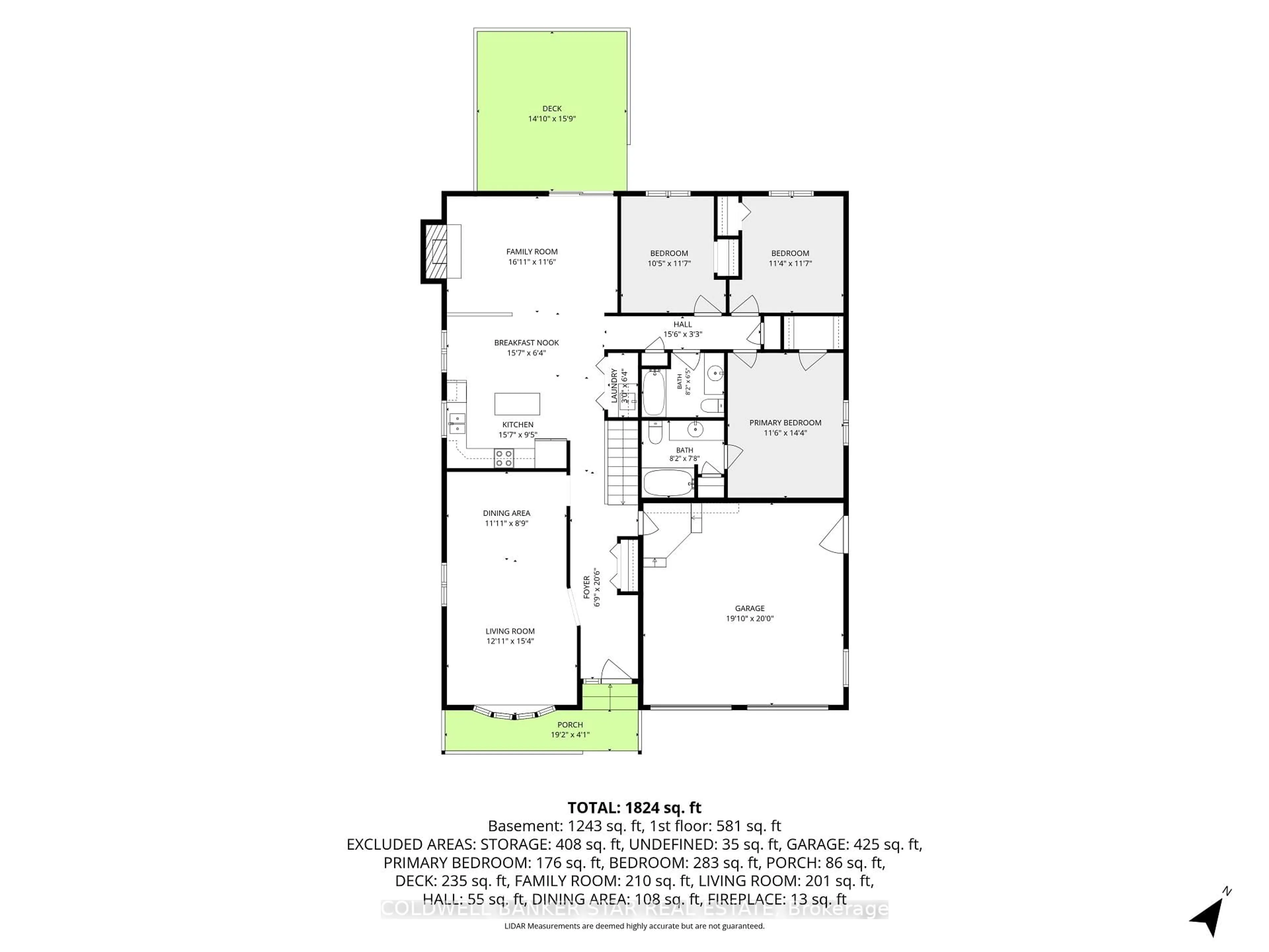 Floor plan for 1106 Bernard Crt, Sarnia Ontario N7S 6J6
