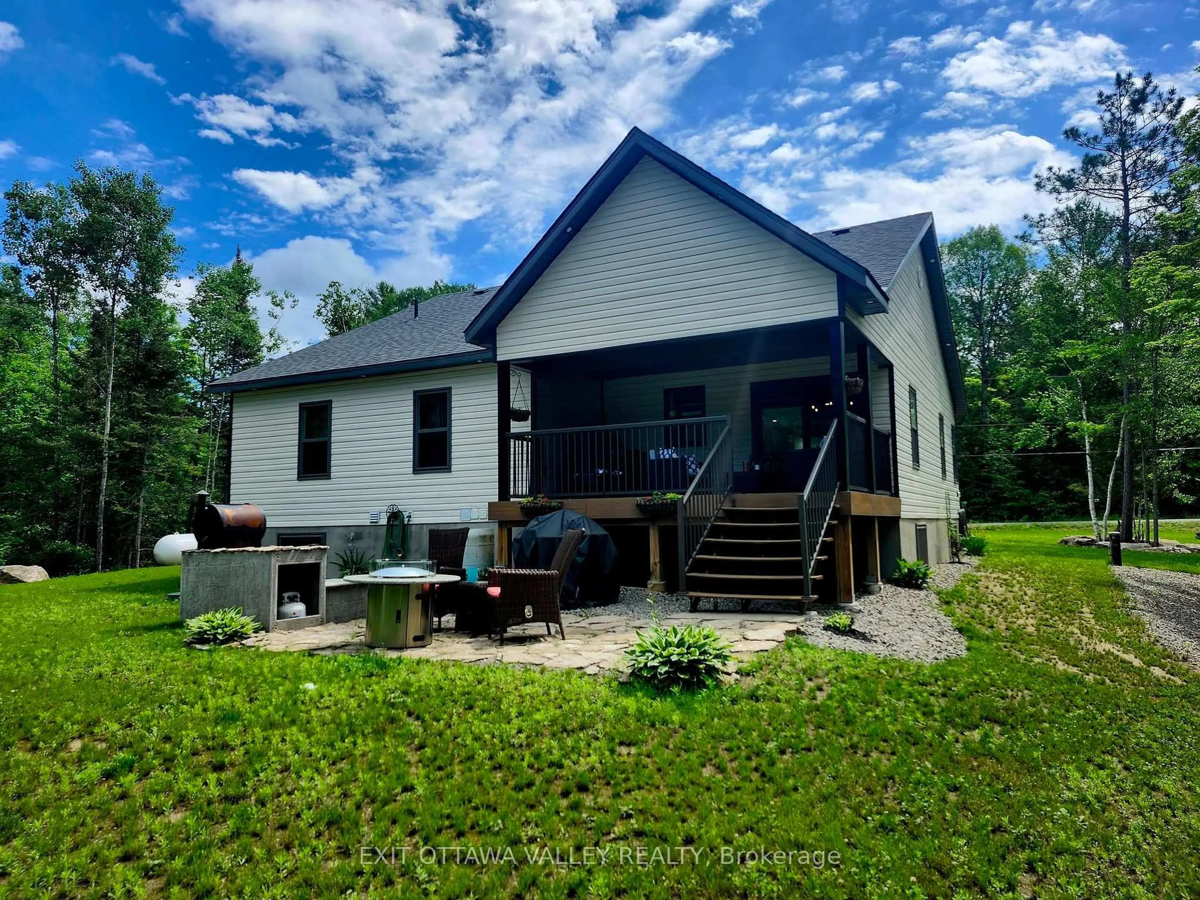 A pic from outside/outdoor area/front of a property/back of a property/a pic from drone, water/lake/river/ocean view for 1485 Rapid Rd #Westmeath, ON, Westmeath Ontario K0J 2L0