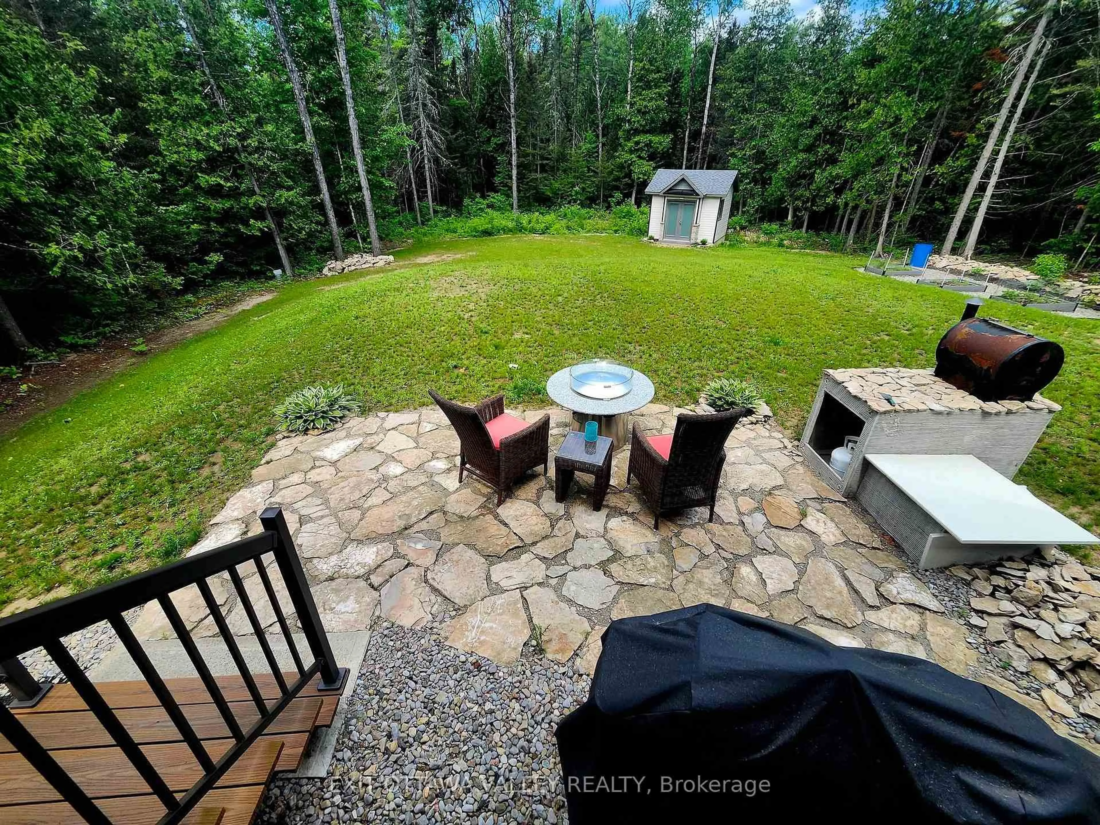A pic from outside/outdoor area/front of a property/back of a property/a pic from drone, forest/trees view for 1485 Rapid Rd #Westmeath, ON, Westmeath Ontario K0J 2L0