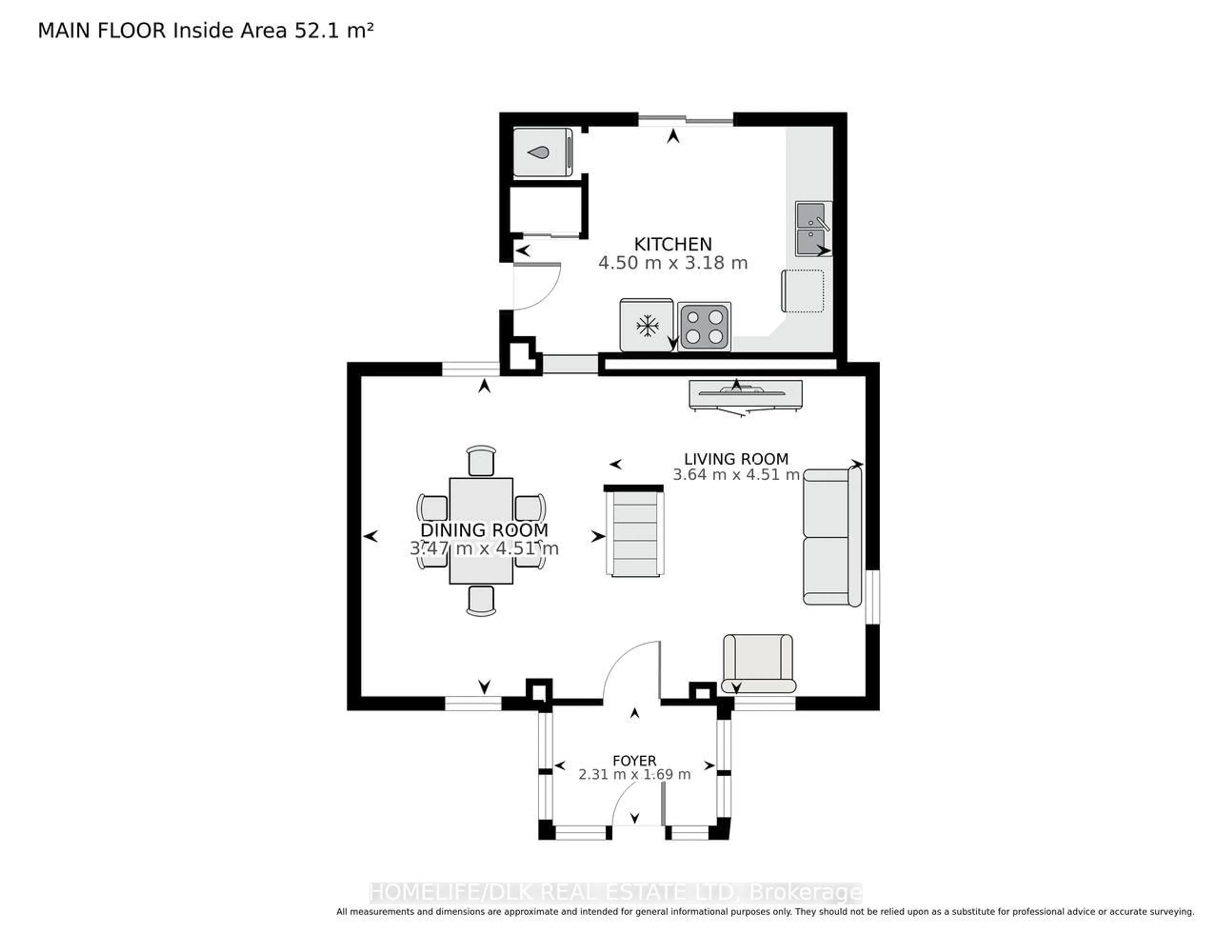 Floor plan for 199 Church St, Brockville Ontario K6V 3Y4