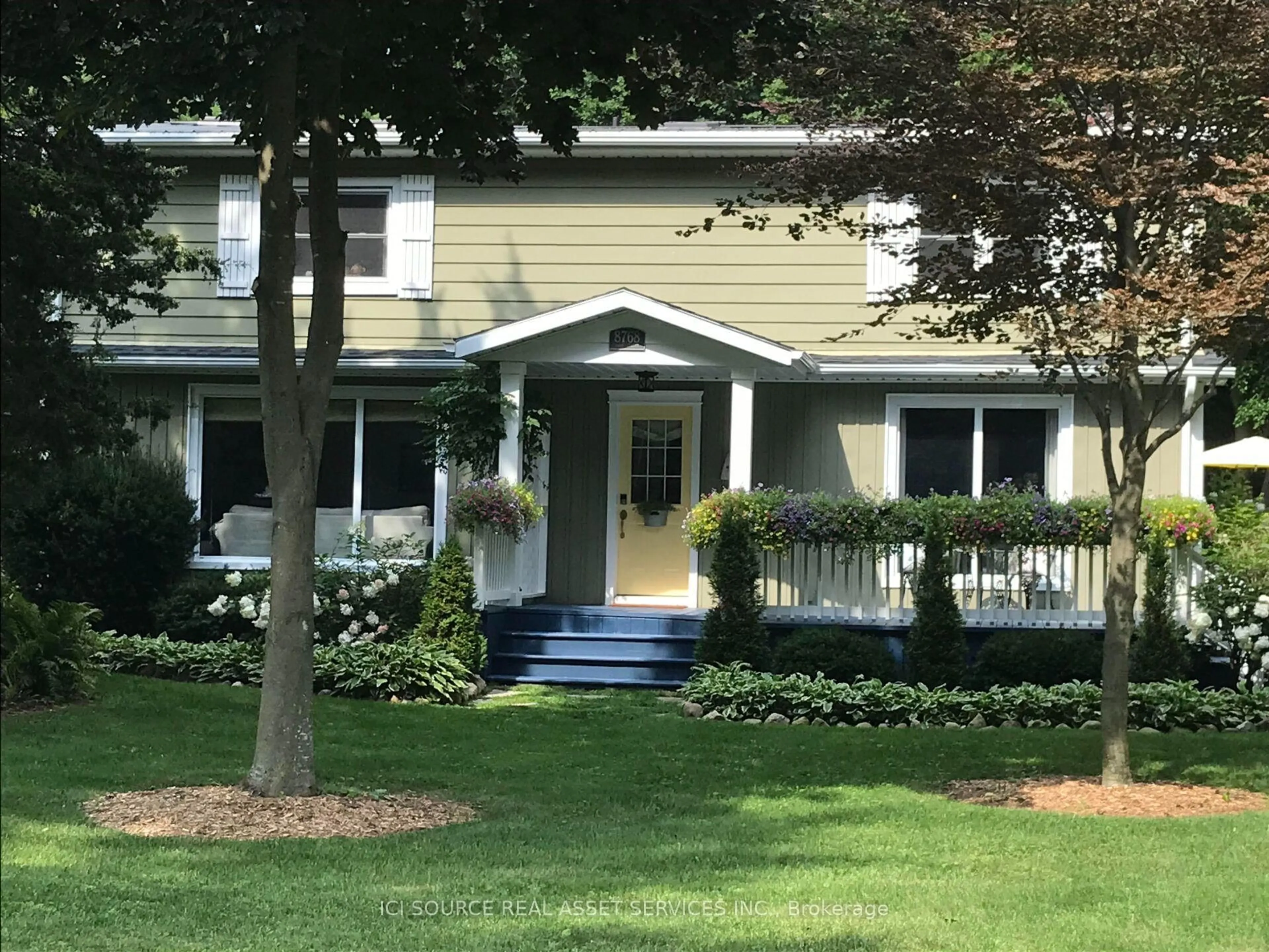 Home with vinyl exterior material, street for 8768 Park St, Lambton Shores Ontario N0N 1J7