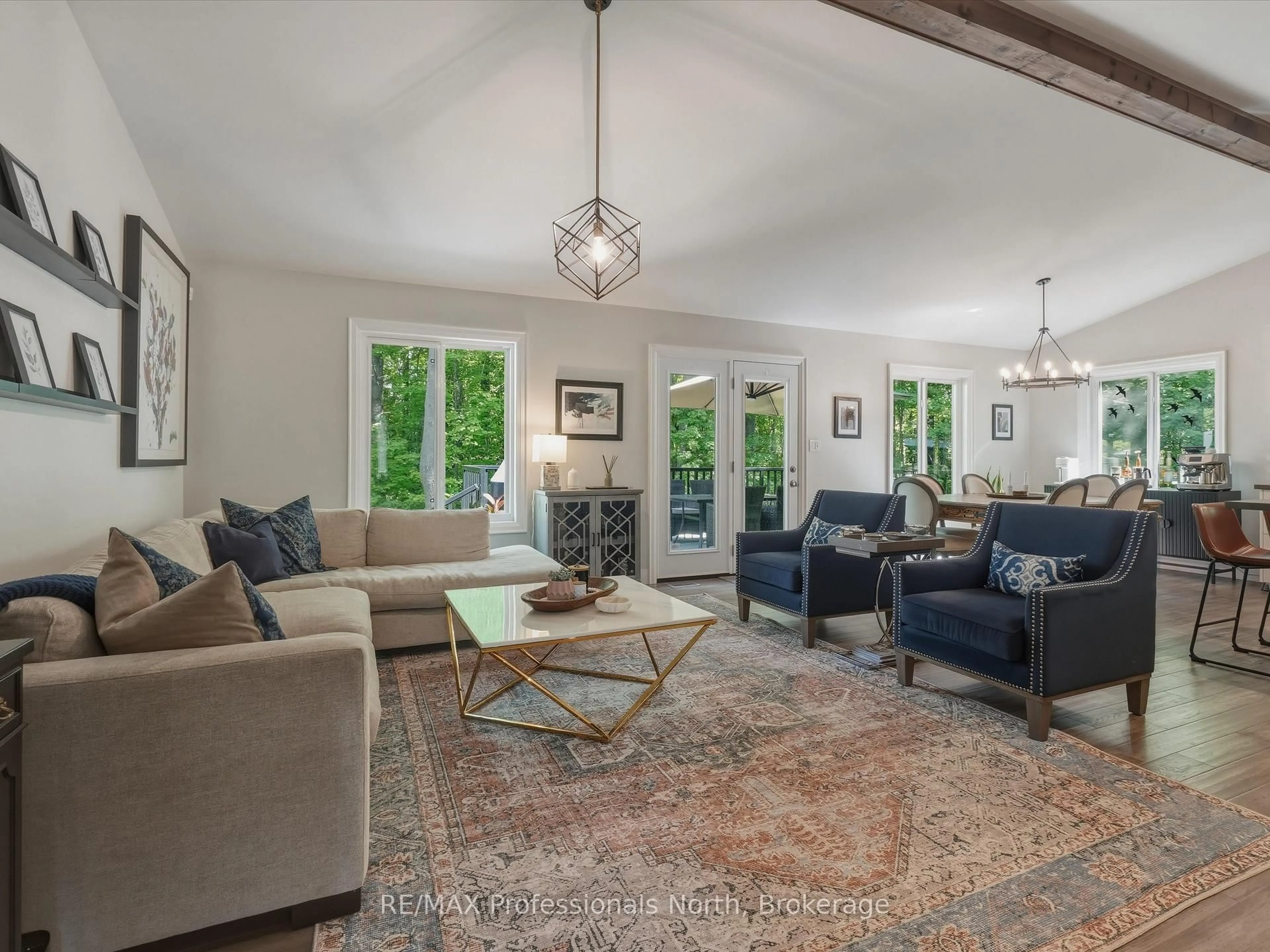 Living room with furniture, unknown for 188 Vel-Dor Cres, Bracebridge Ontario P1L 1J4