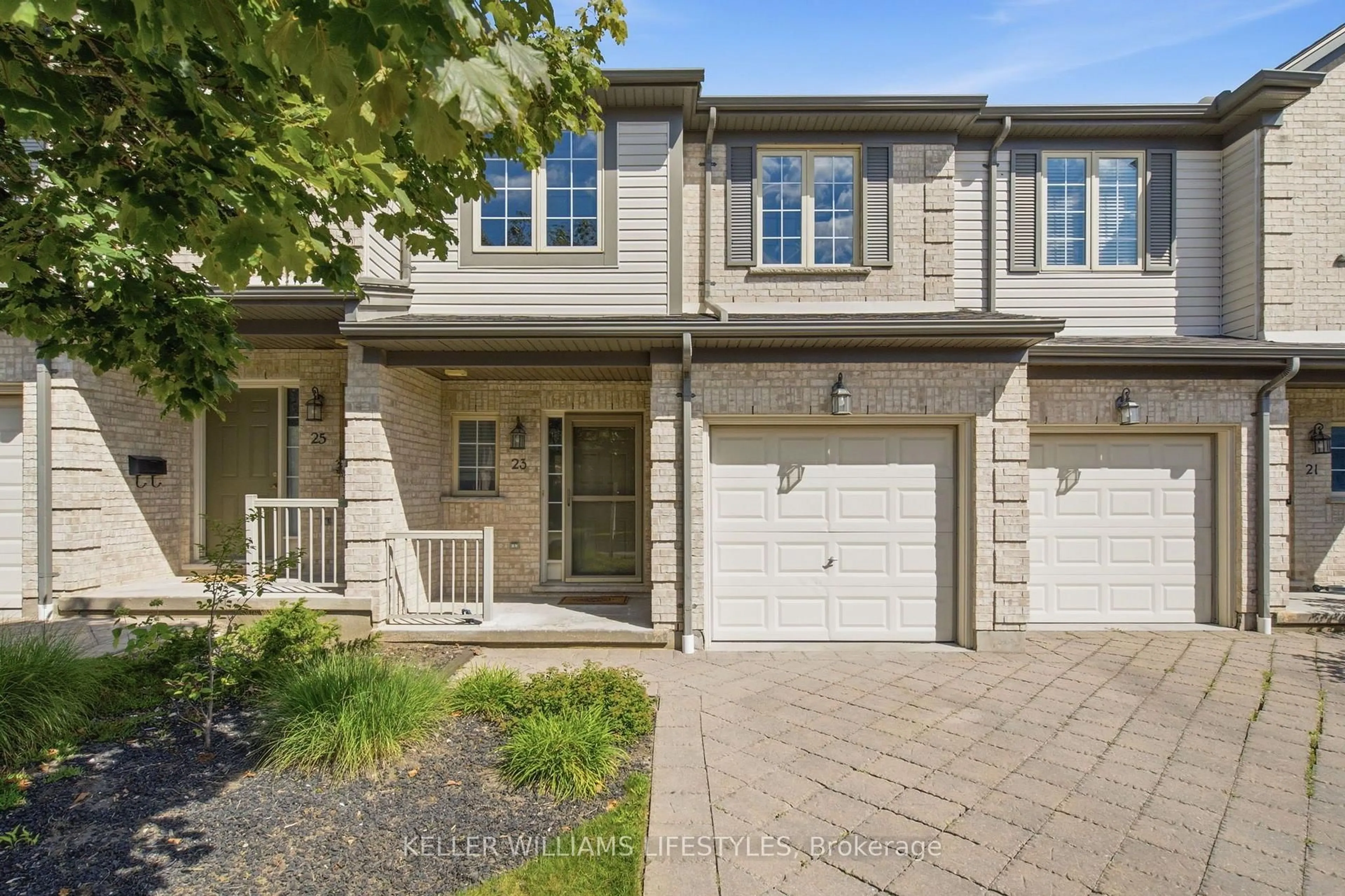 Home with brick exterior material, street for 505 Blue Jay Dr #23, London North Ontario N5X 7K7