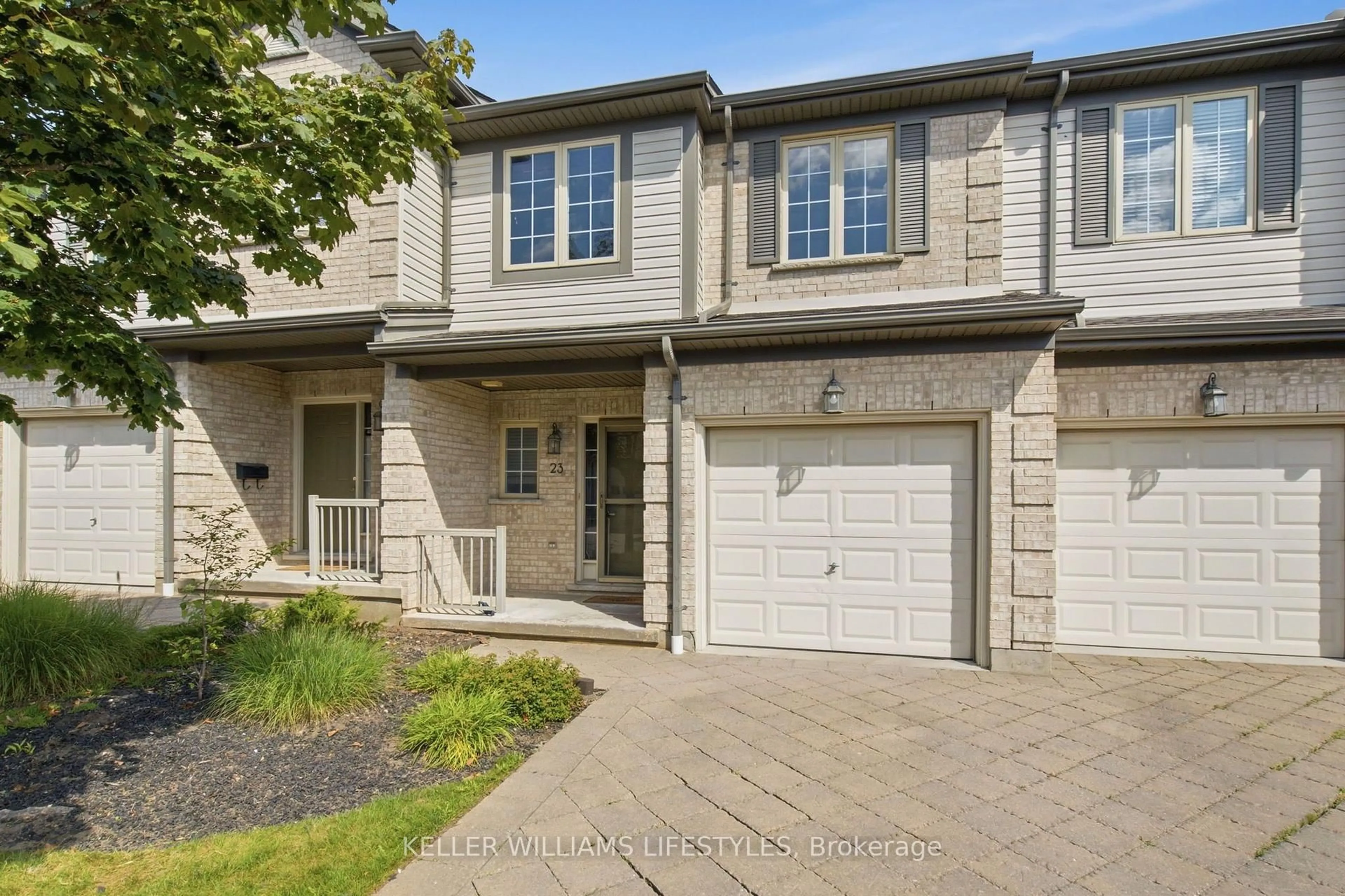 Home with brick exterior material, street for 505 Blue Jay Dr #23, London North Ontario N5X 7K7