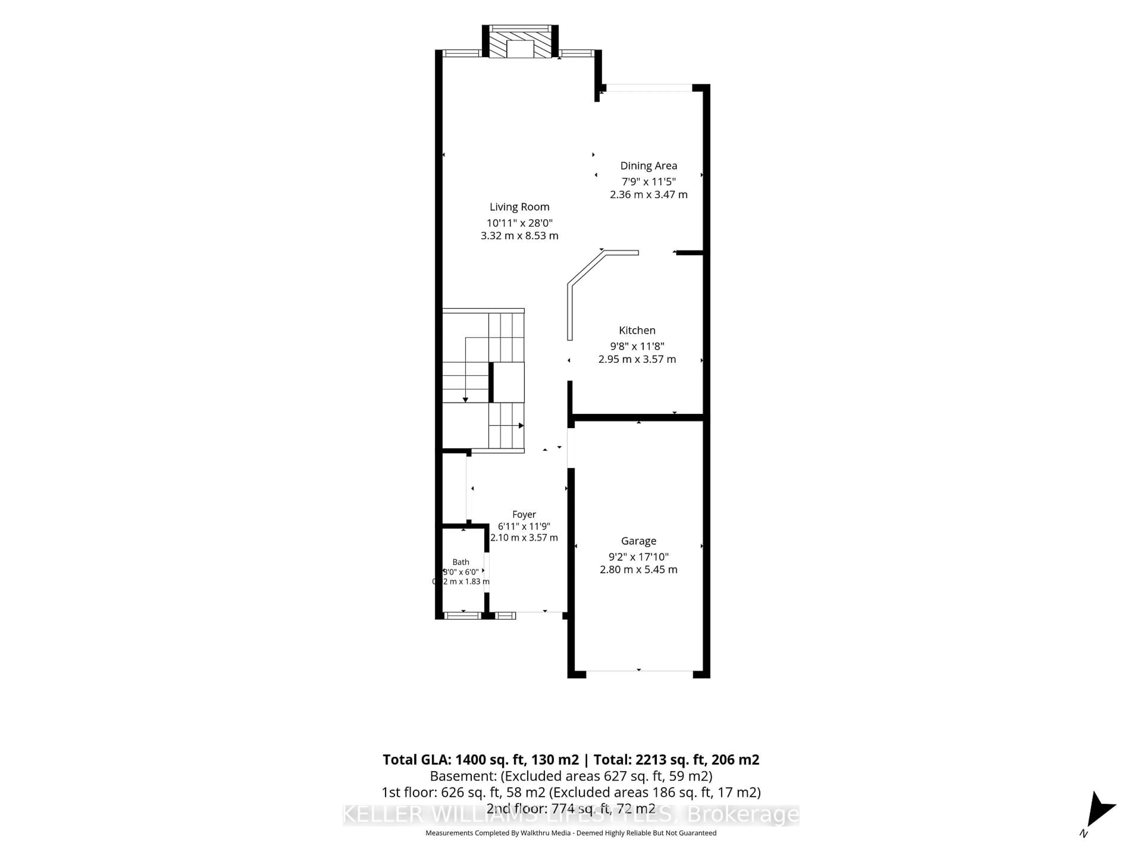Floor plan for 505 Blue Jay Dr #23, London North Ontario N5X 7K7