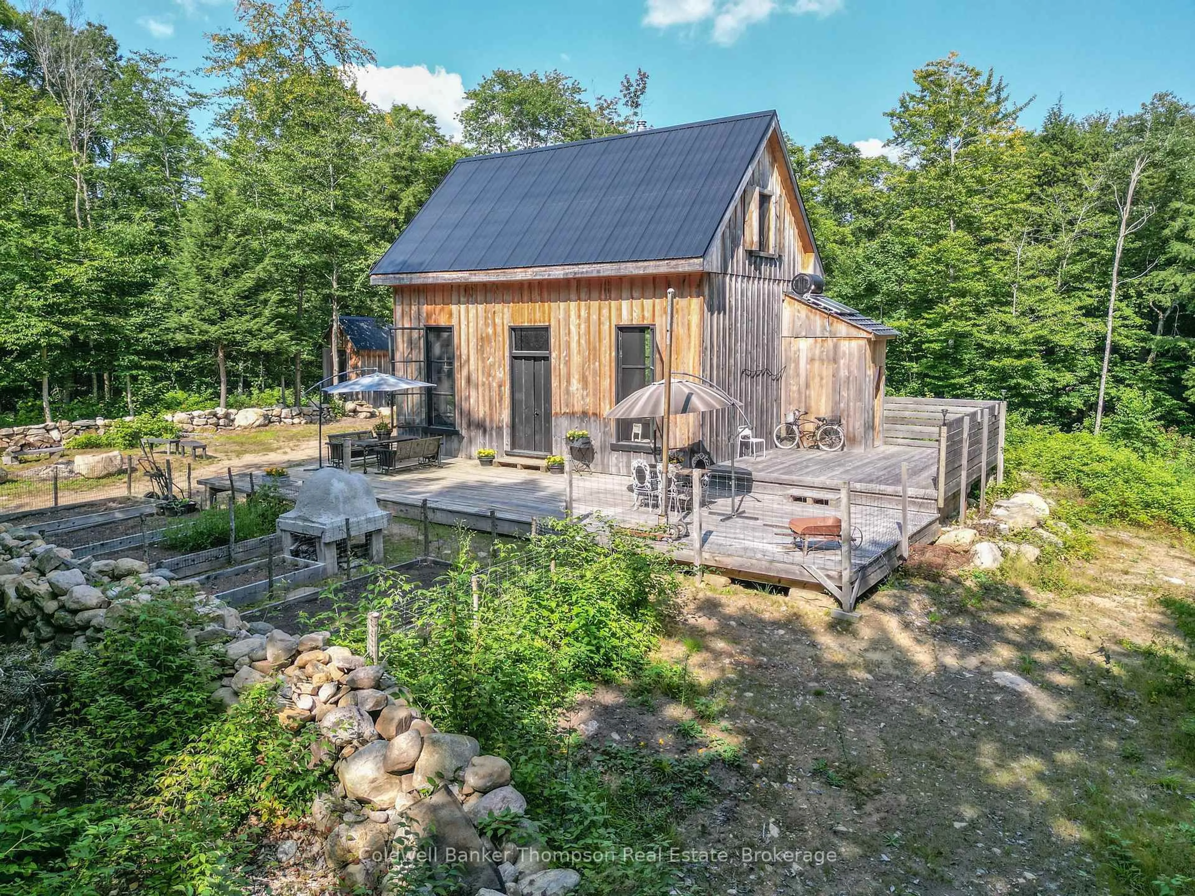 A pic from outside/outdoor area/front of a property/back of a property/a pic from drone, water/lake/river/ocean view for 2825 Midlothian Rd, Ryerson Ontario P0A 1C0