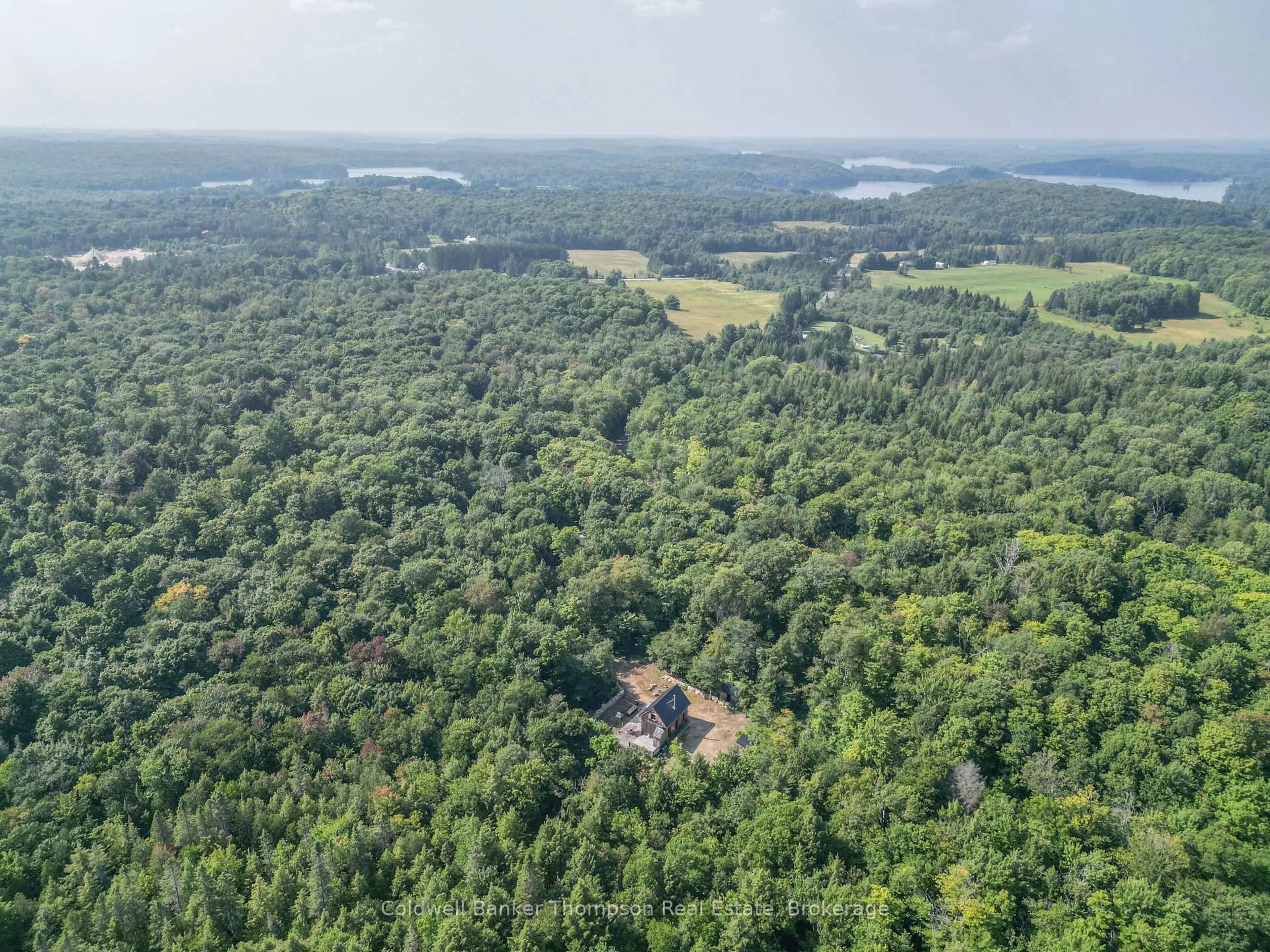 A pic from outside/outdoor area/front of a property/back of a property/a pic from drone, forest/trees view for 2825 Midlothian Rd, Ryerson Ontario P0A 1C0