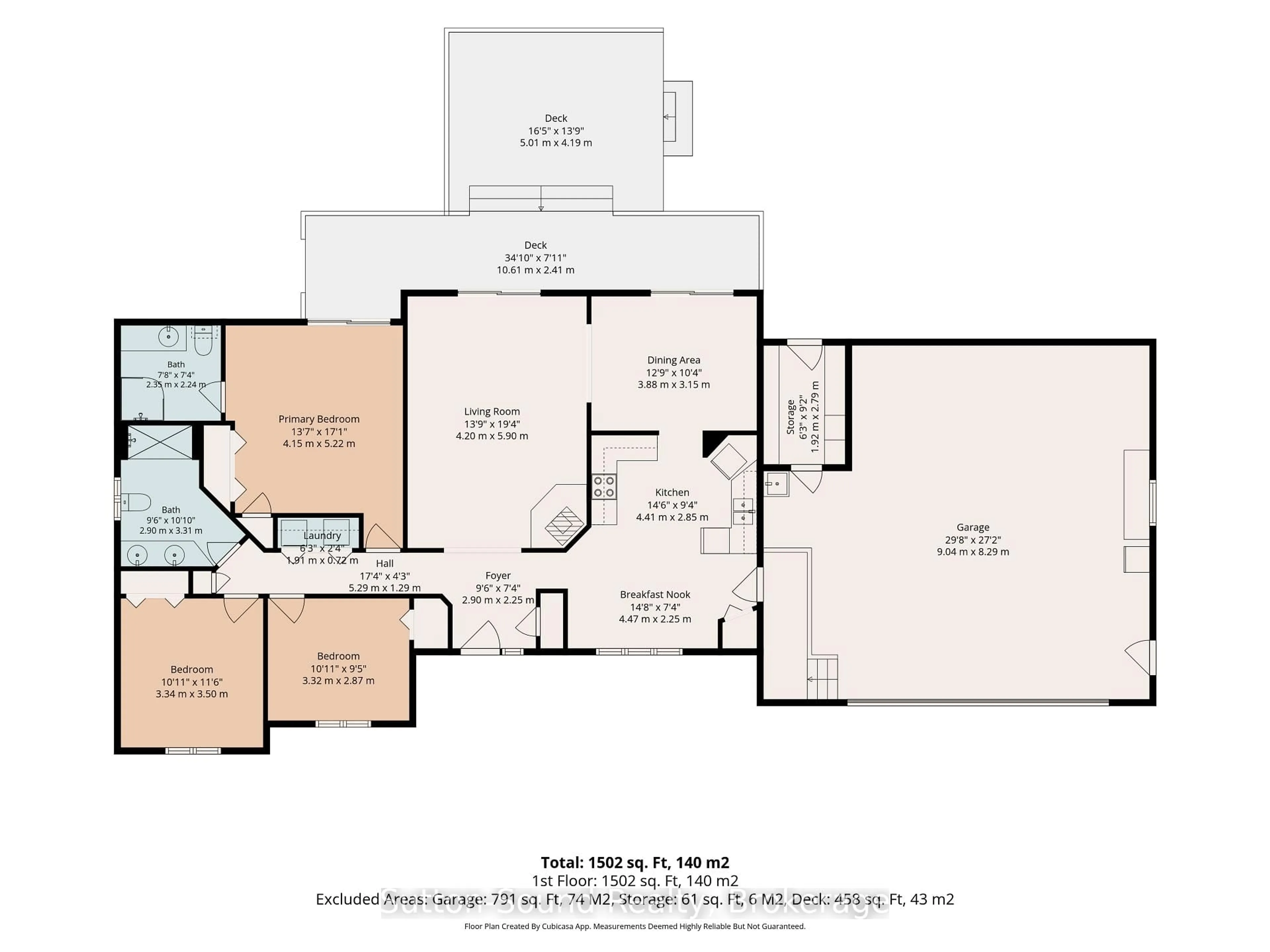 Floor plan for 14 Shamrock Blvd, South Bruce Peninsula Ontario N0H 2N0
