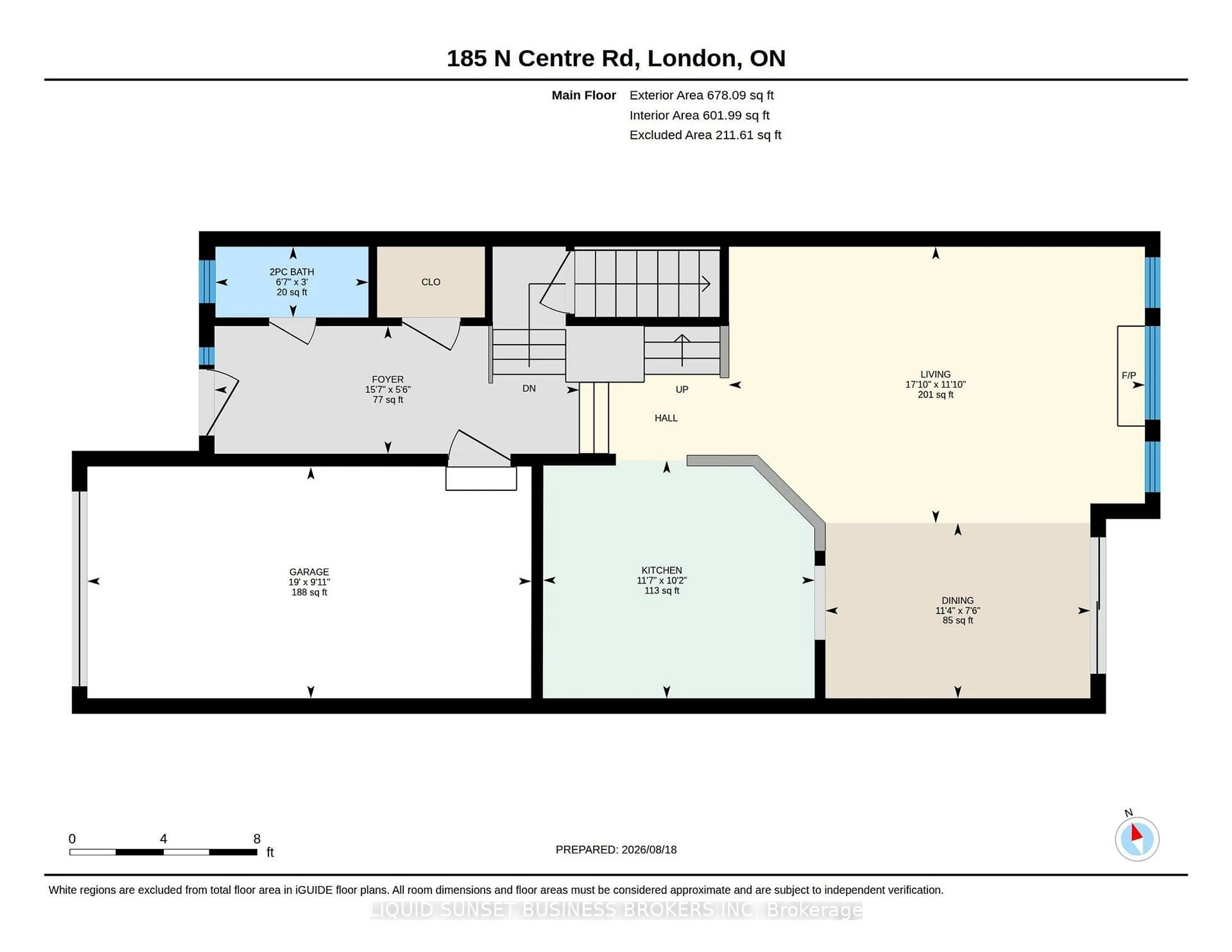 Floor plan for 185 North Centre Rd #22, London North Ontario N5X 4C9