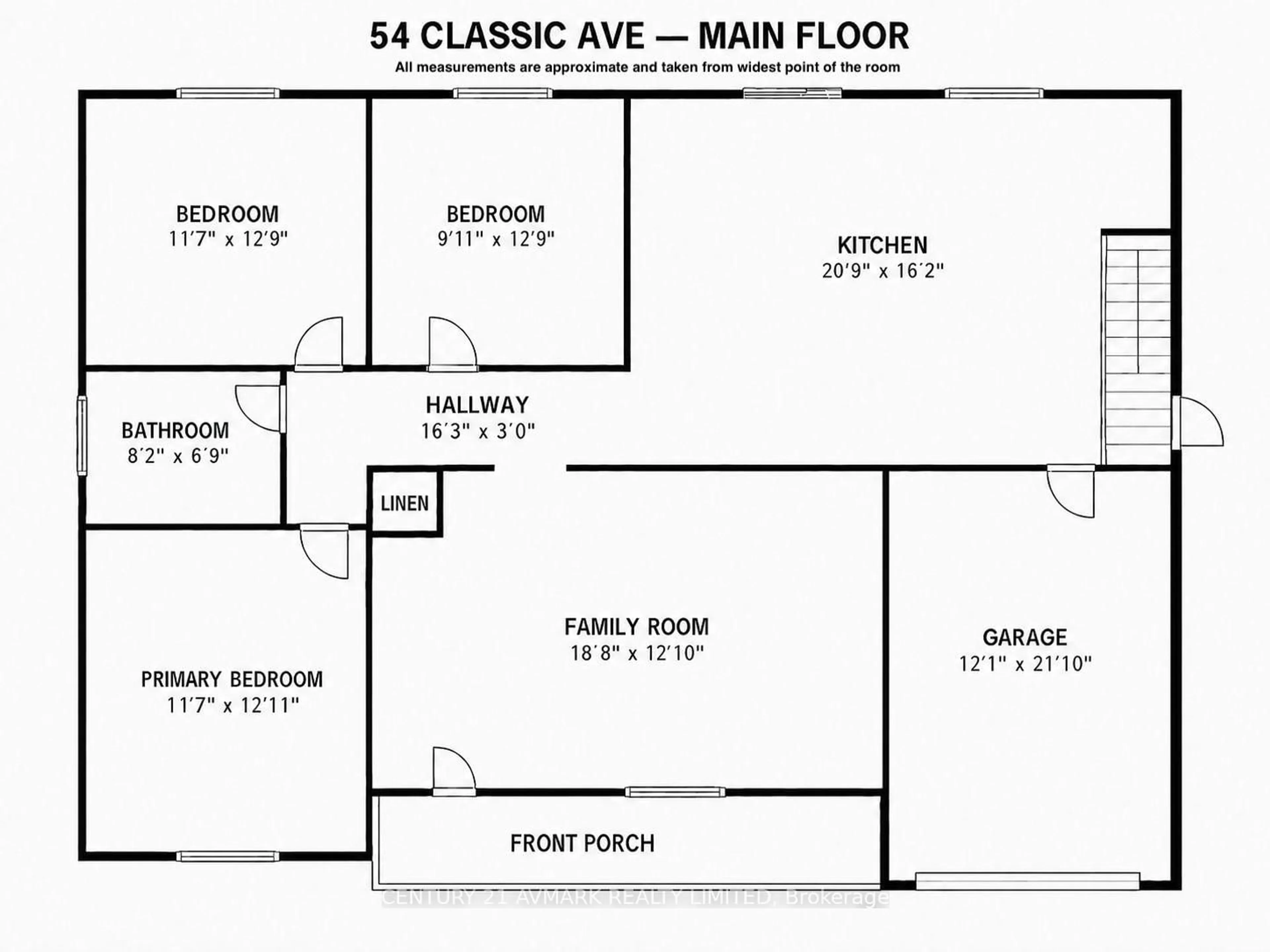 Floor plan for 54 Classic Ave, Welland Ontario L3B 1P5