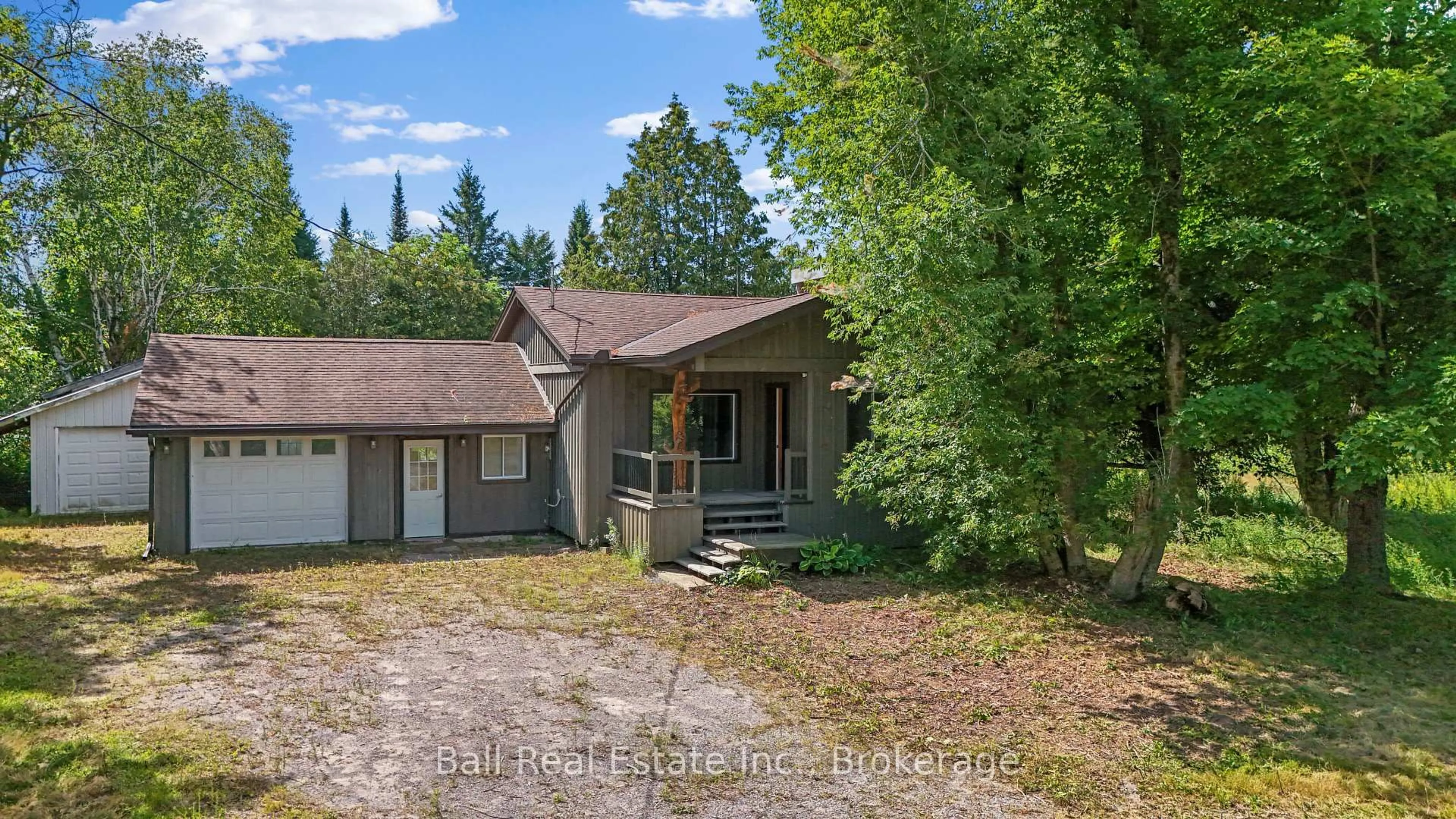 A pic from outside/outdoor area/front of a property/back of a property/a pic from drone, street for 2101 County Rd 6 Rd, Douro-Dummer Ontario K0L 2H0