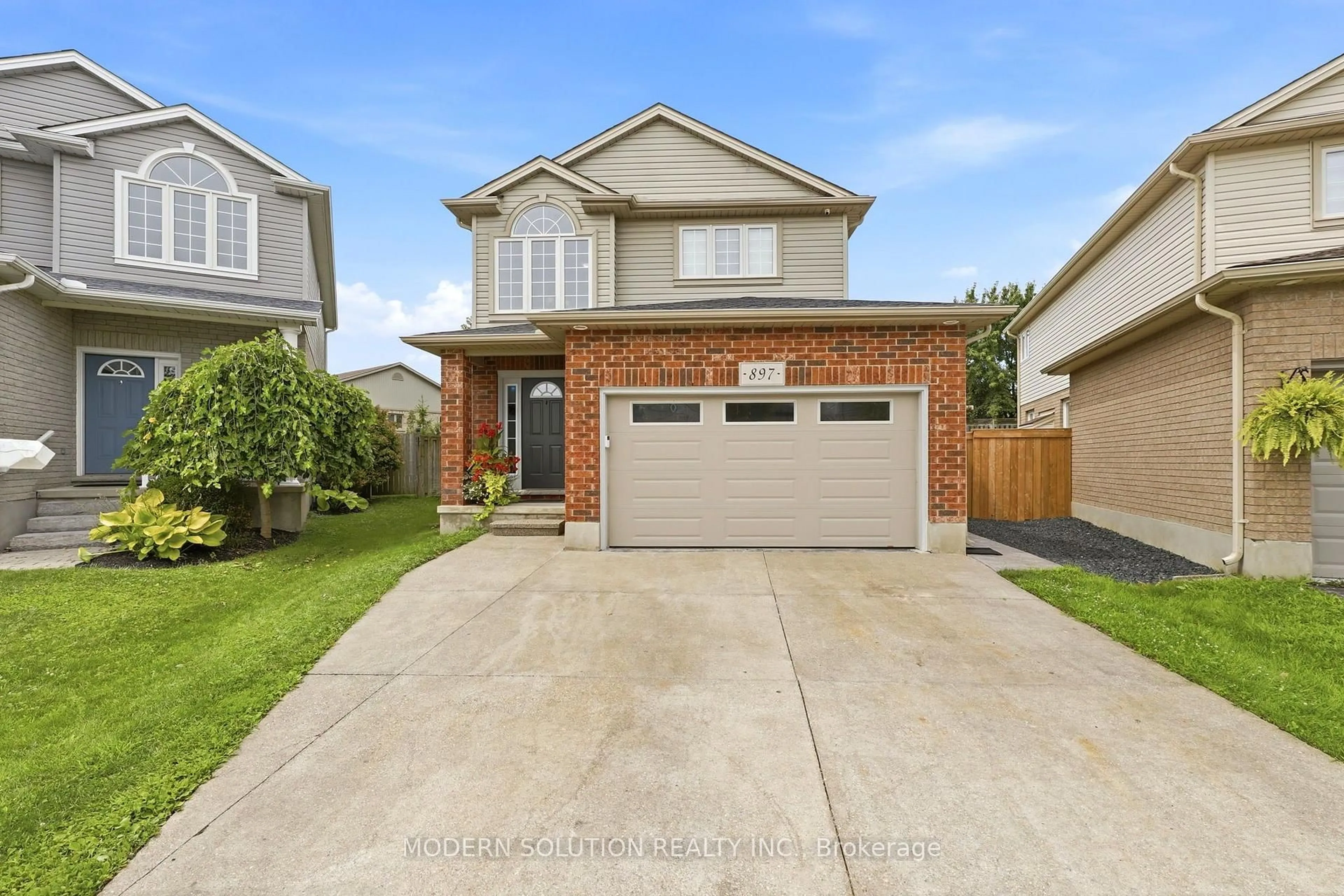 Home with brick exterior material, street for 897 Bradshaw Cres, London North Ontario N5X 0B6