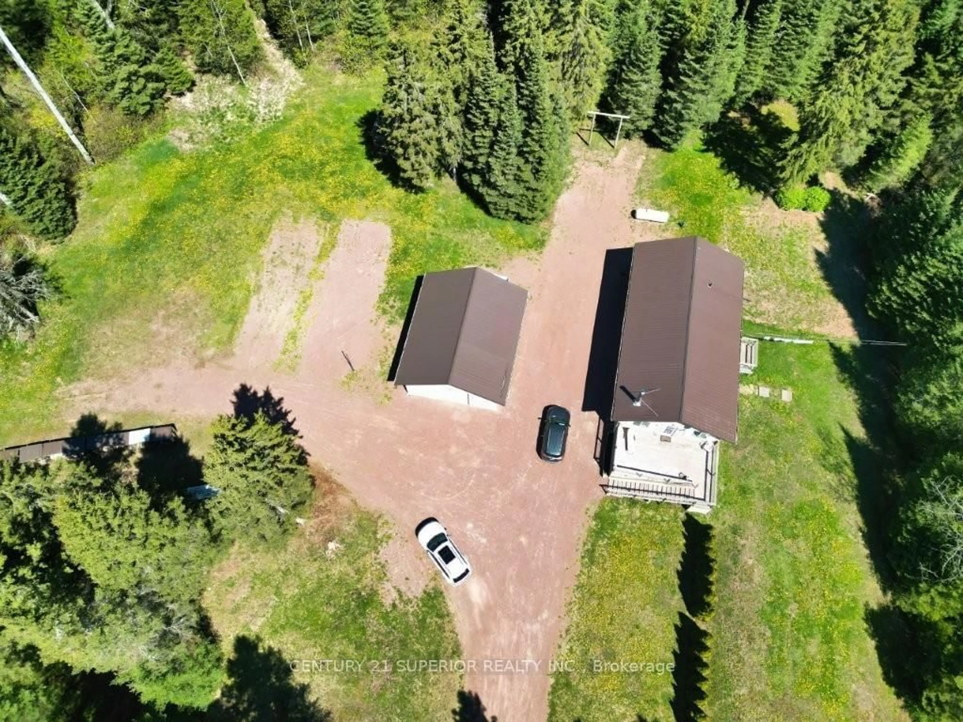 A pic from outside/outdoor area/front of a property/back of a property/a pic from drone, unknown for 112 Fish Hatchery Road, Dorion Ontario P0T 1K0