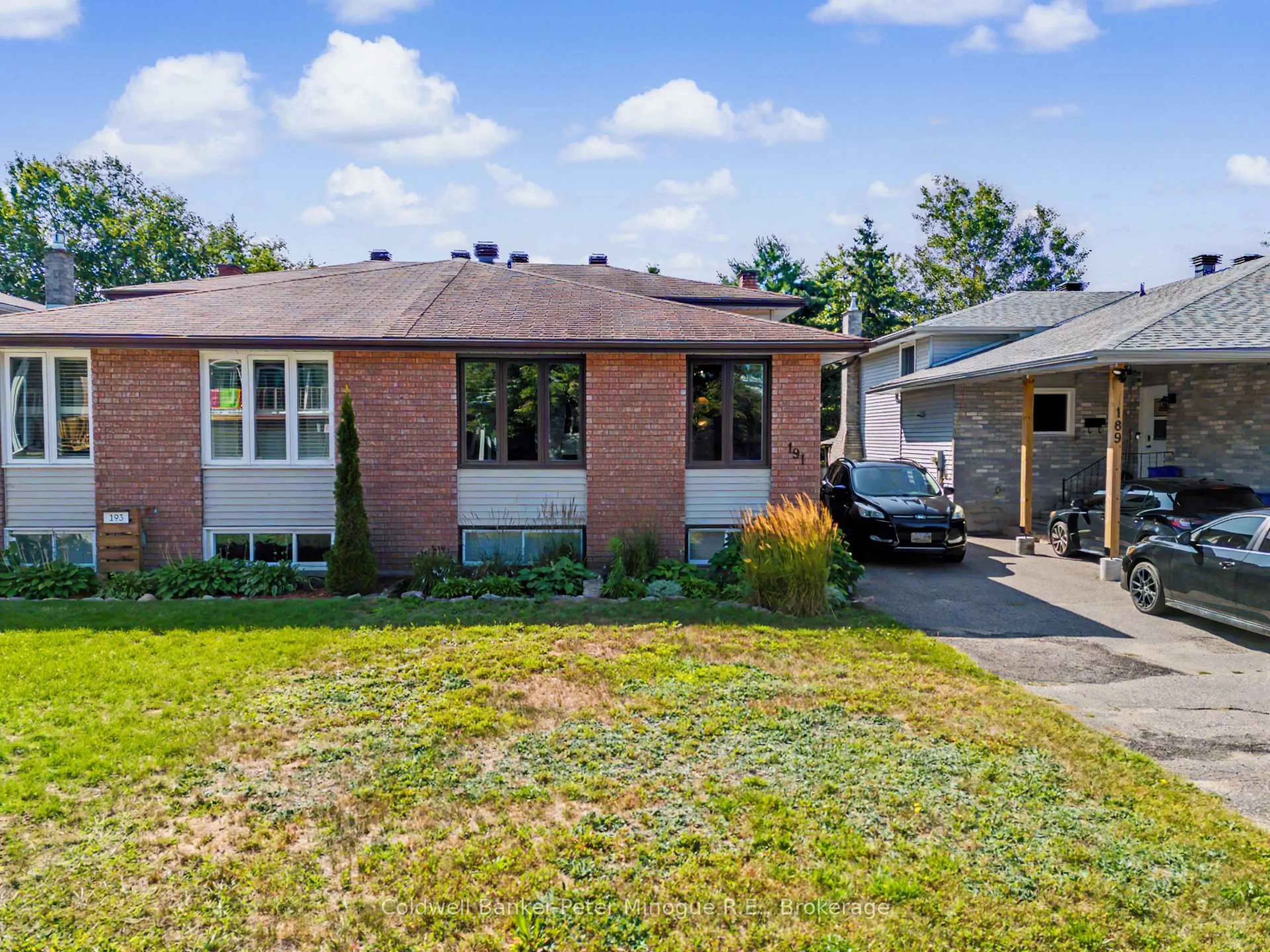 Home with brick exterior material, street for 191 Massey Dr, North Bay Ontario P1A 4G9