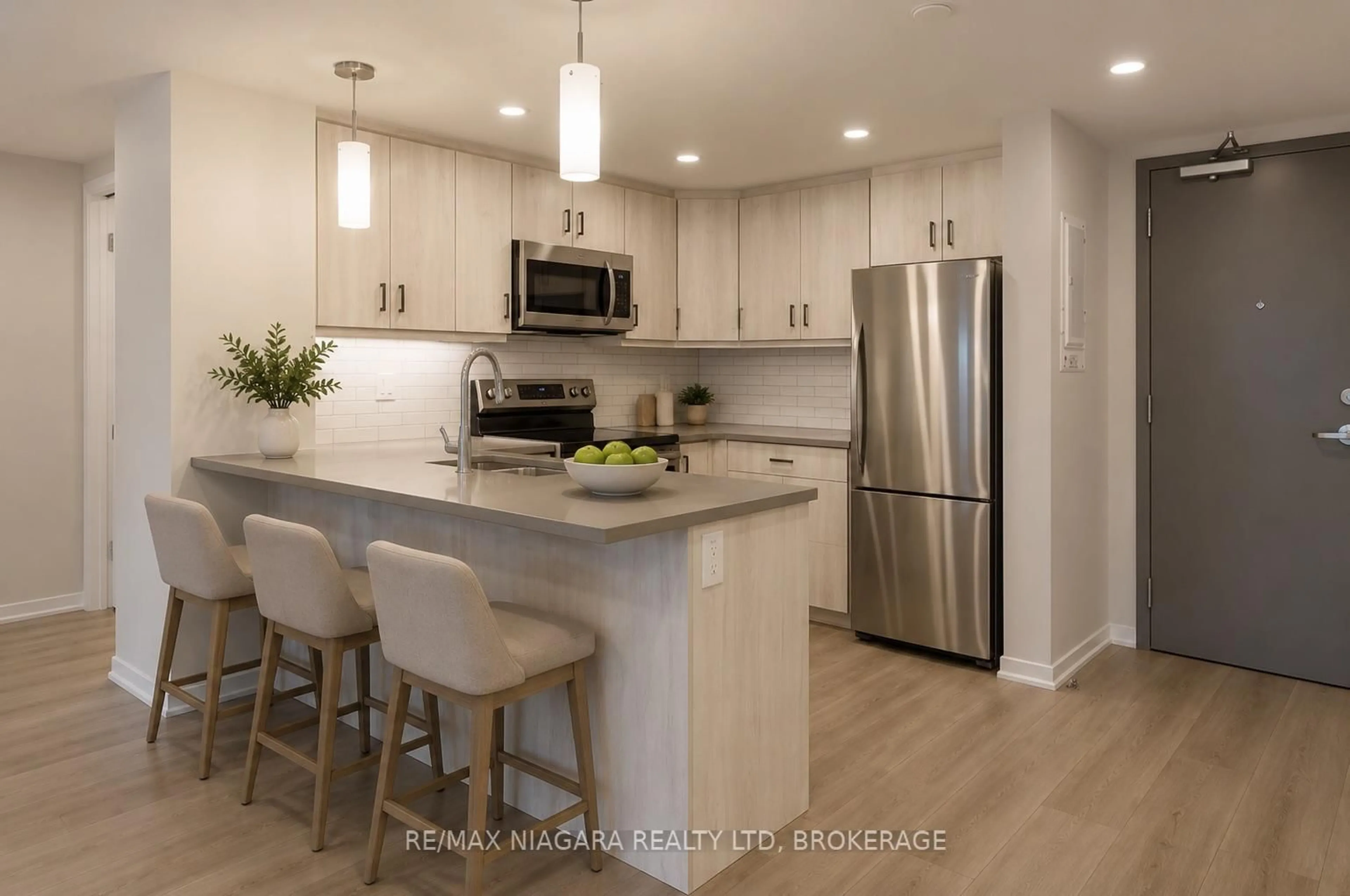 Open concept kitchen, unknown for 3998 Victoria Ave #101, Lincoln Ontario L0R 2C0