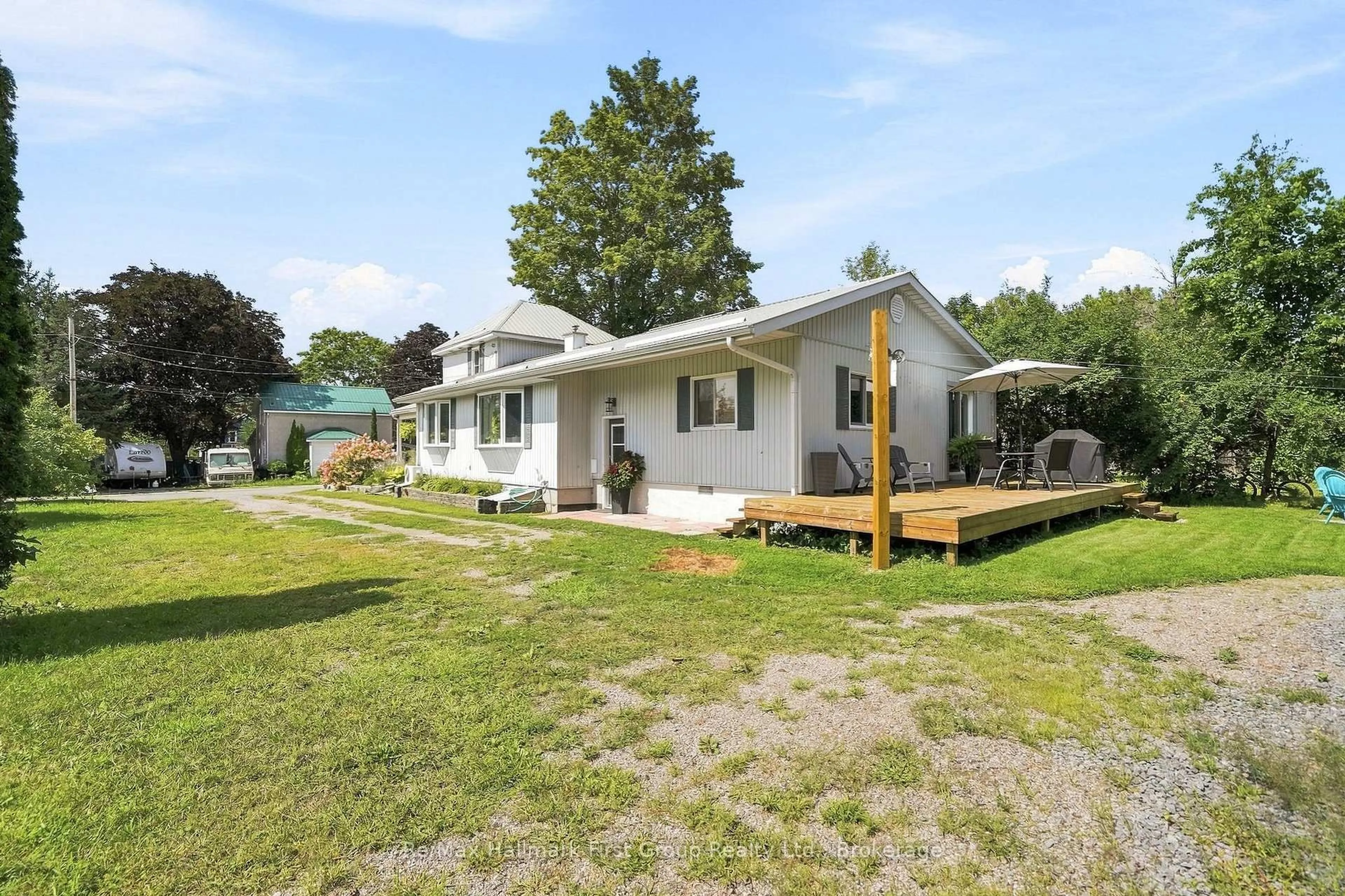 A pic from outside/outdoor area/front of a property/back of a property/a pic from drone, street for 435 Minnie Ave, Tweed Ontario K0K 3J0