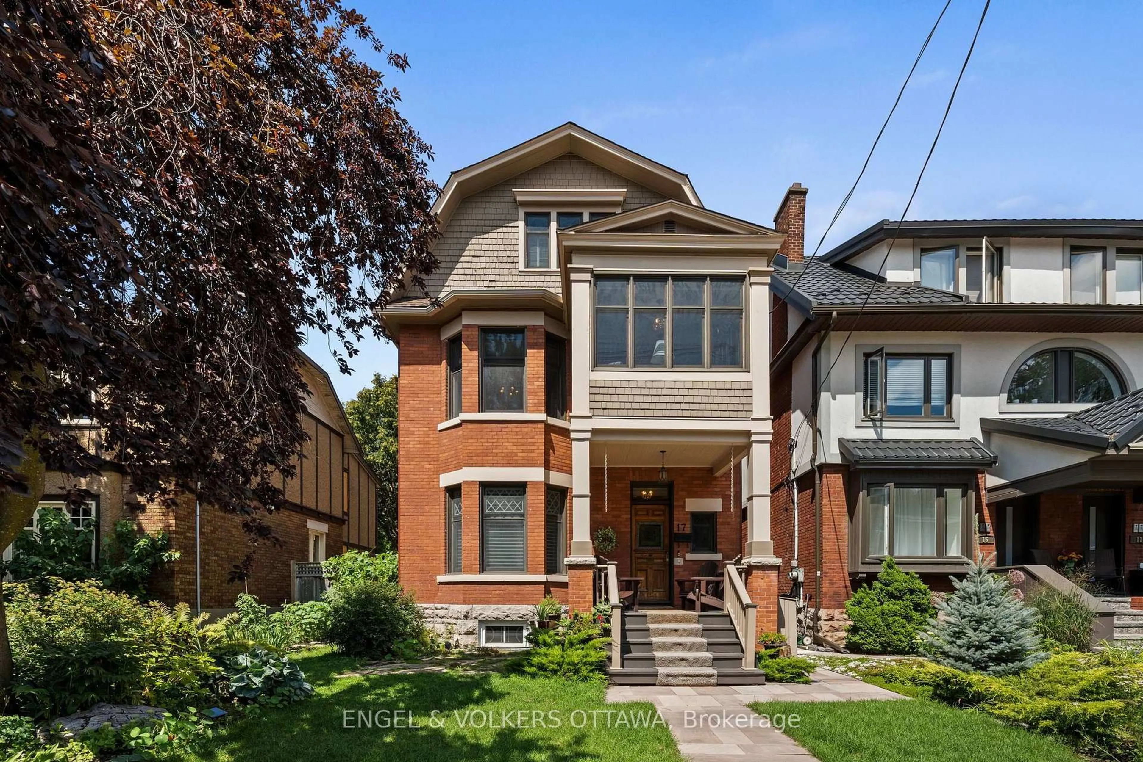 Home with brick exterior material, street for 17 Oakland Ave, Ottawa Ontario K1S 2T1