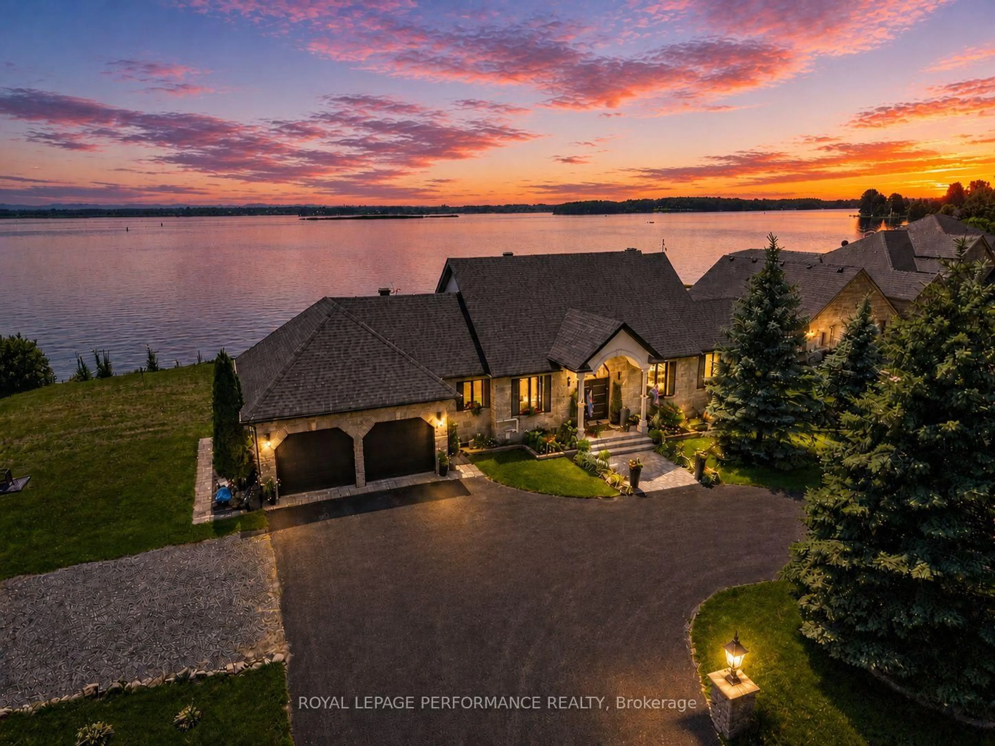 A pic from outside/outdoor area/front of a property/back of a property/a pic from drone, water/lake/river/ocean view for 18734 COUNTY 2 Rd, South Glengarry Ontario K6H 5R5