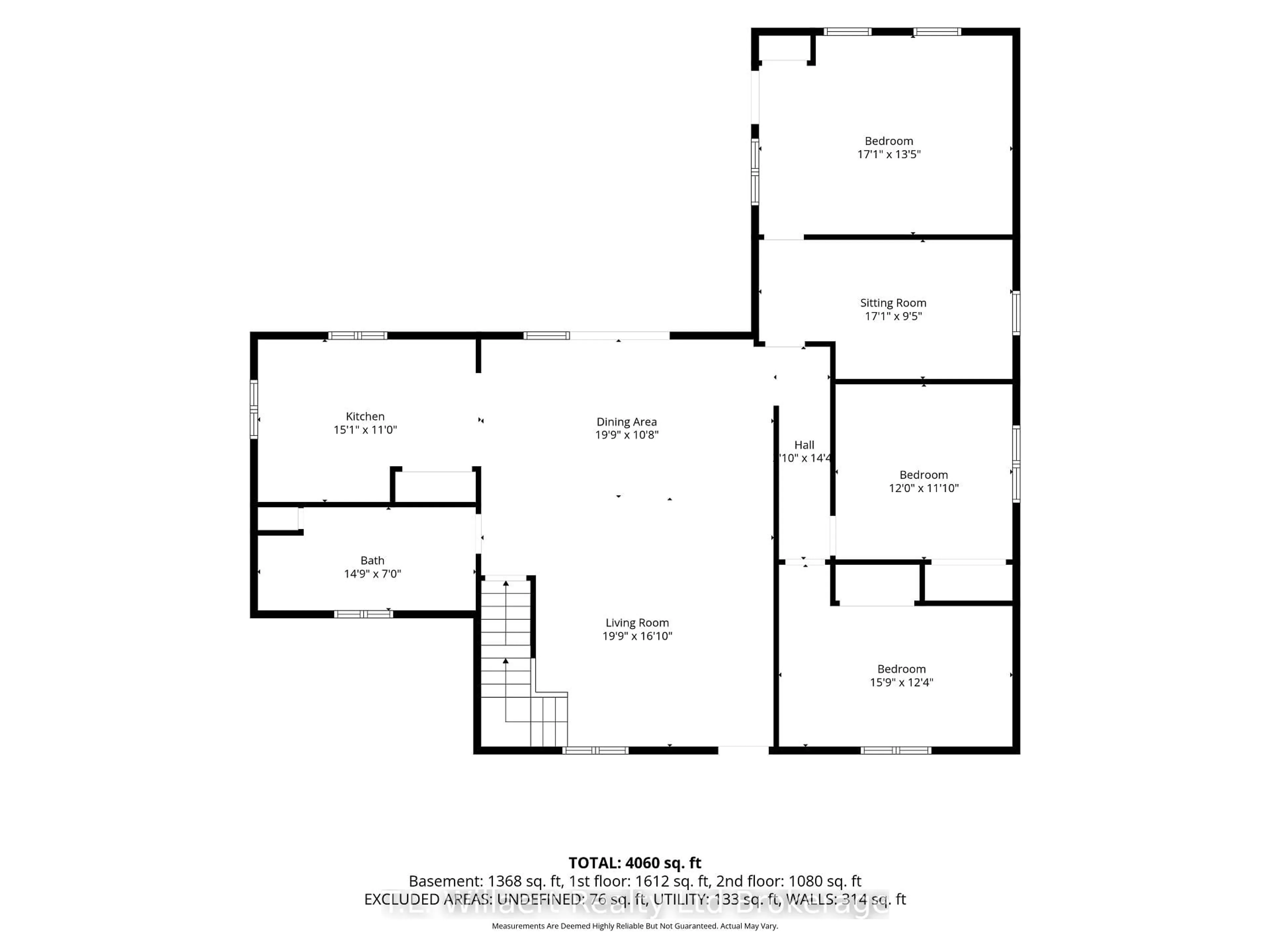 Floor plan for 1410 Mcdowell Rd, Norfolk Ontario N3Y 4K5