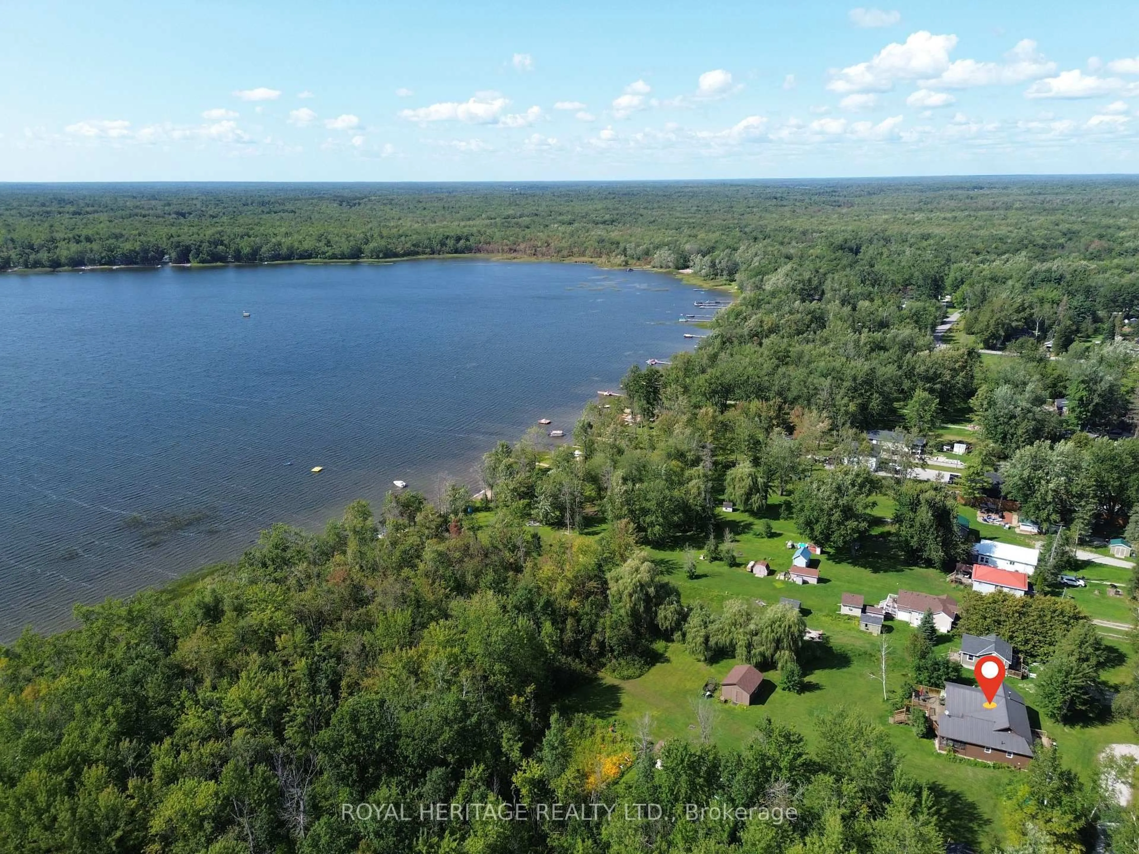 A pic from outside/outdoor area/front of a property/back of a property/a pic from drone, water/lake/river/ocean view for 213 Monck Rd Cty 45 Rd, Kawartha Lakes Ontario L0K 1W0