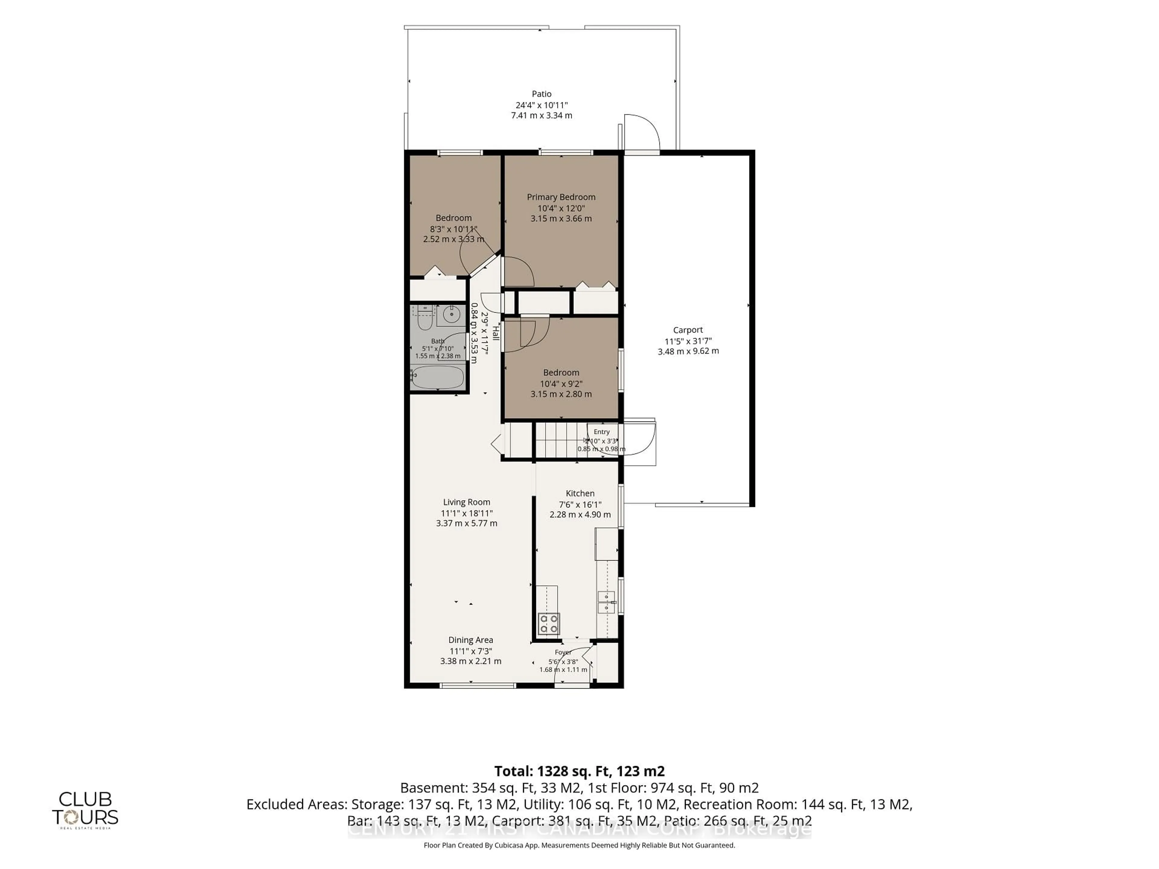 Floor plan for 17 Edgemere Cres, London South Ontario N5Z 4M6