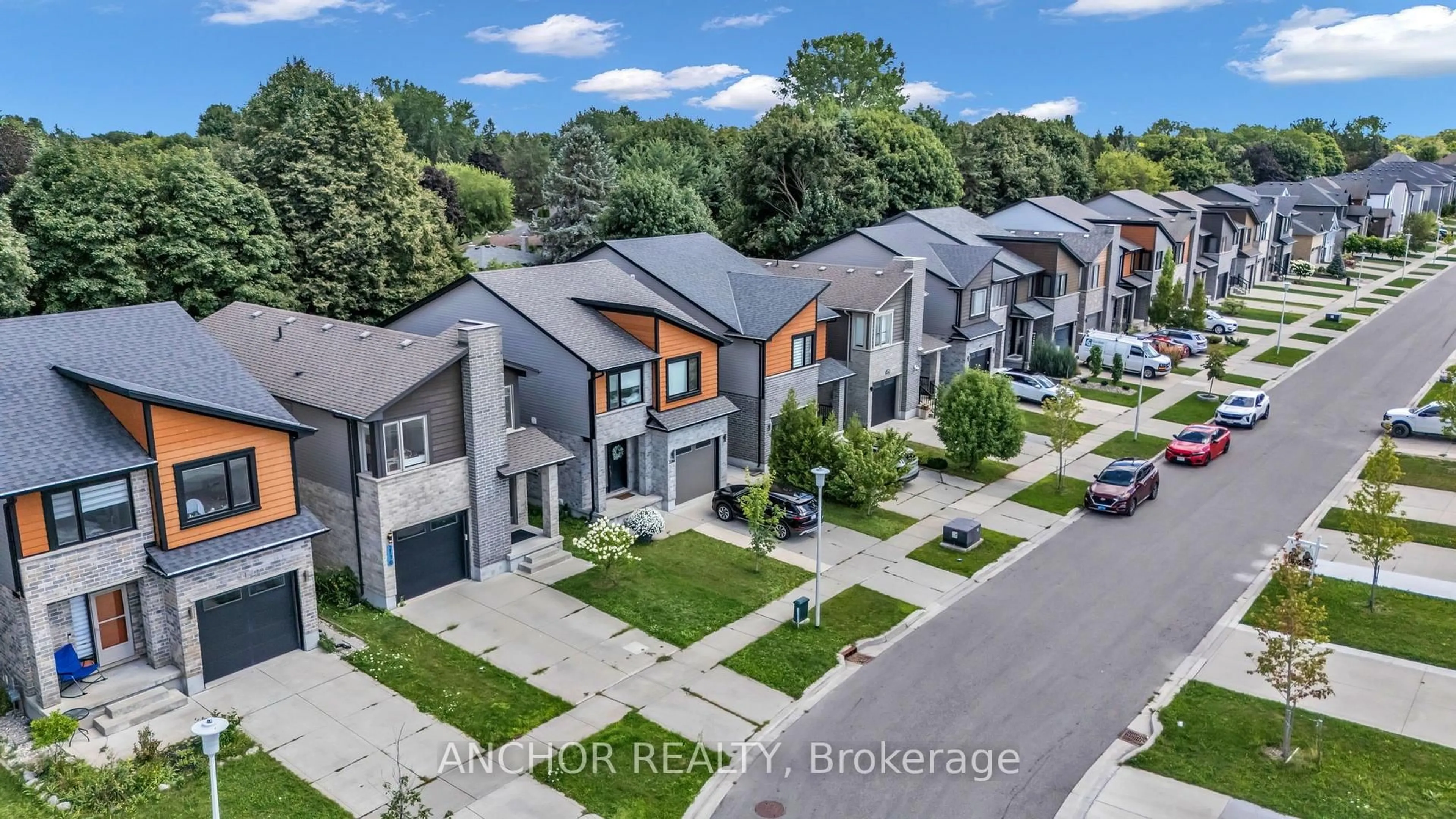 A pic from outside/outdoor area/front of a property/back of a property/a pic from drone, street for 2170 Tribalwood St, London North Ontario N6G 3E7