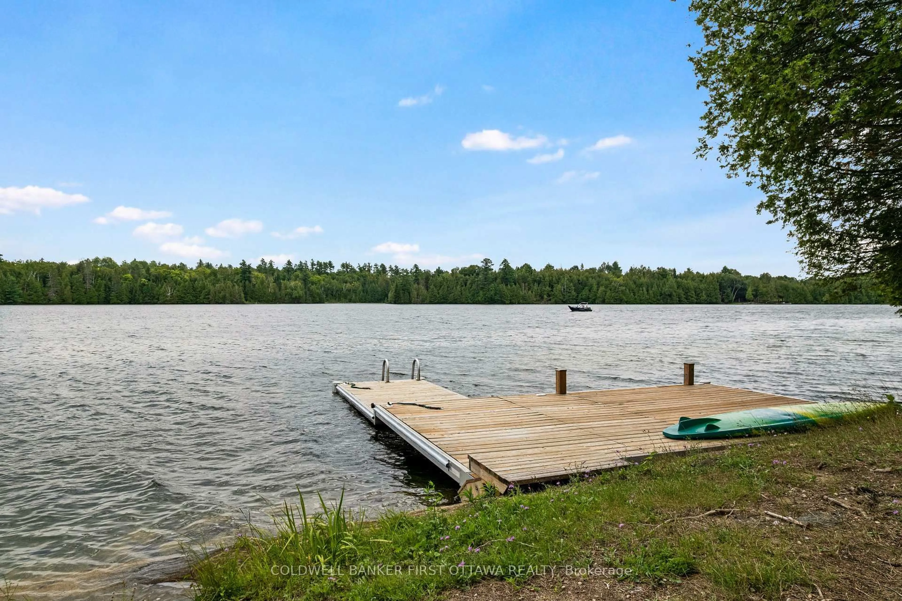 Patio, water/lake/river/ocean view for 1271 Parsons Lane, Ompah Ontario K0H 2J0