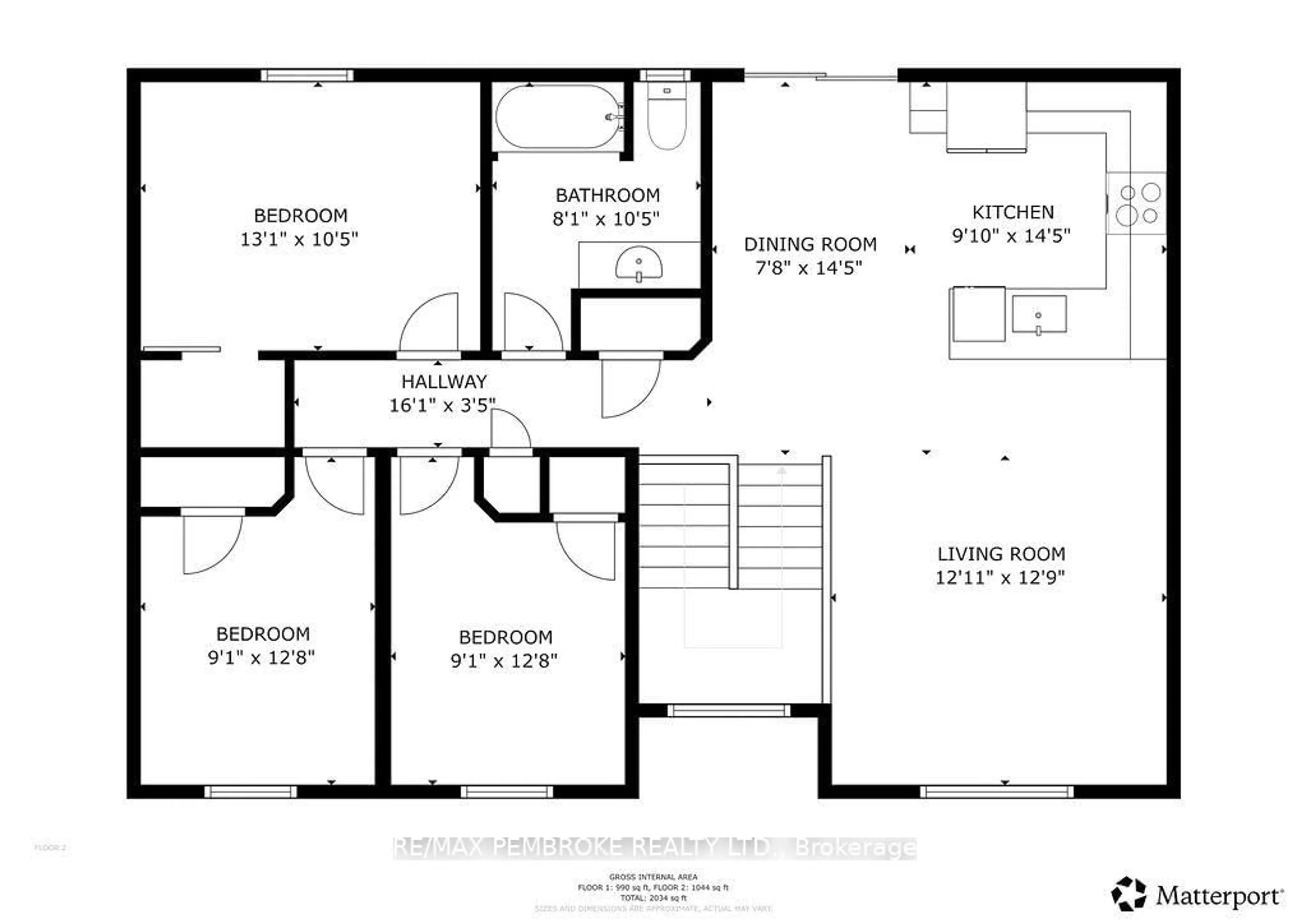 Floor plan for 1028 Limestone Tr, Petawawa Ontario K8H 0A6