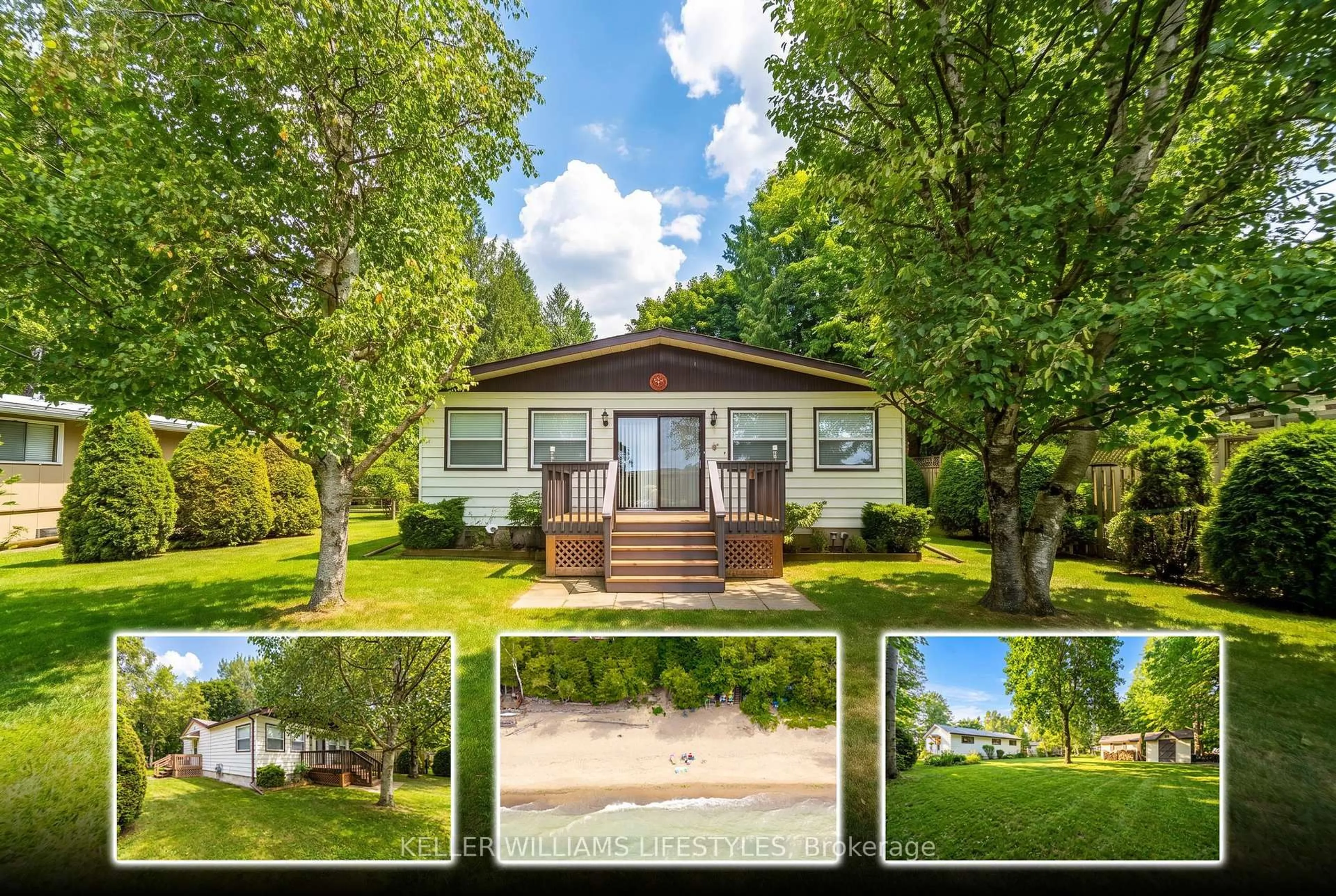 A pic from outside/outdoor area/front of a property/back of a property/a pic from drone, water/lake/river/ocean view for 74891 Dr George Smith Ave, Bluewater Ontario N0M 1G0